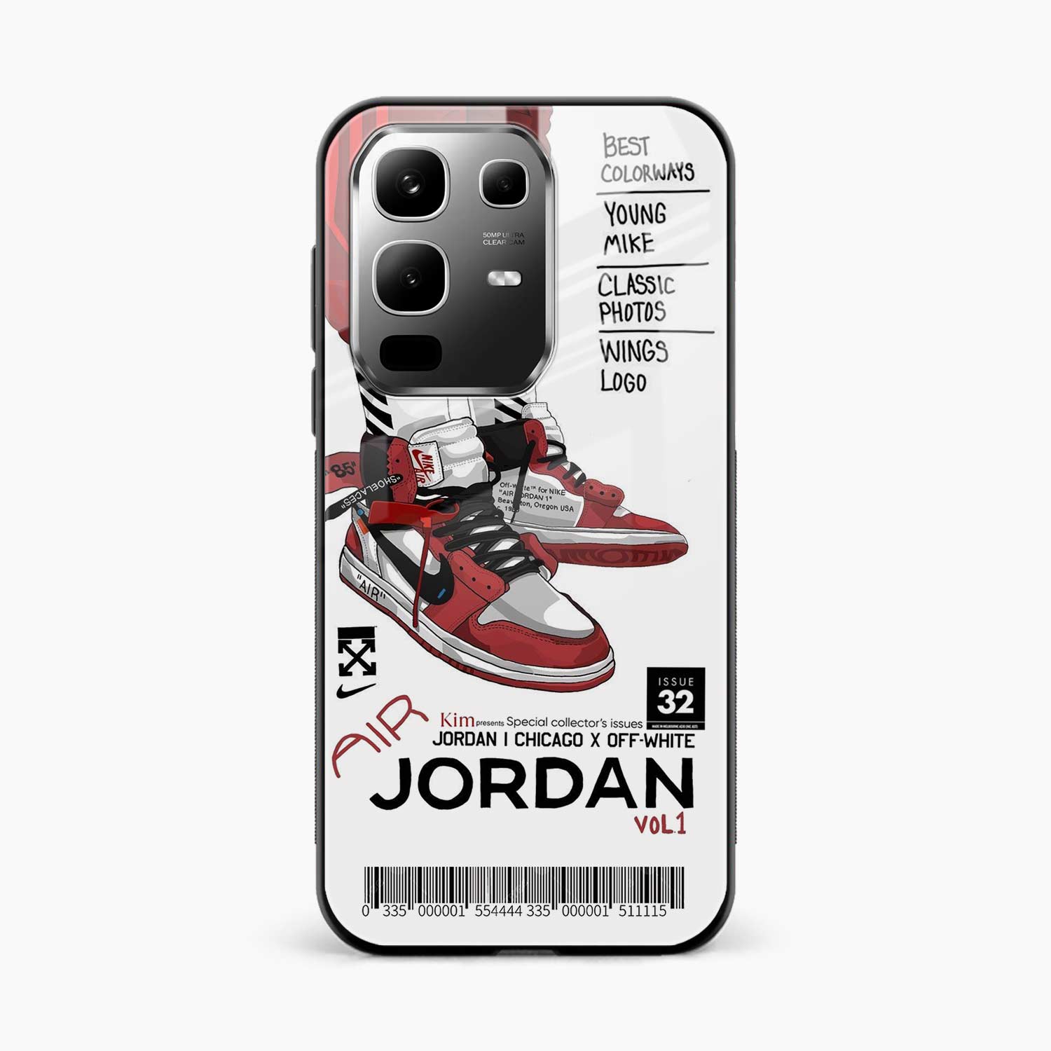 Red Sneakers Infinix Note 50s 5G Plus Back Cover