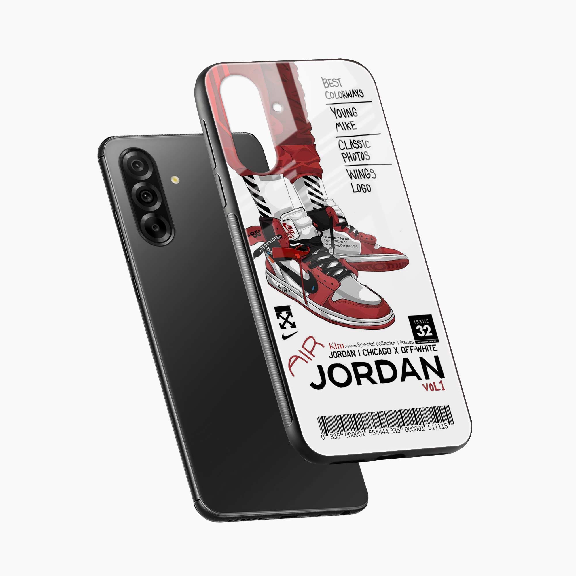 Red Sneakers Samsung A17 5G Back Cover