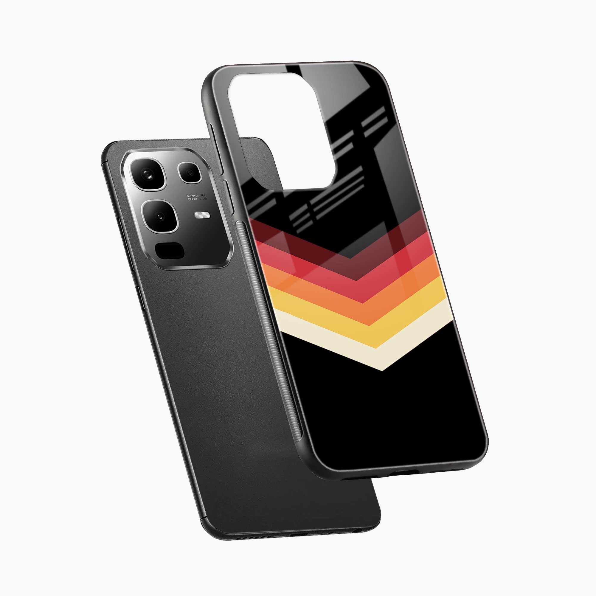 Rewind Strips Pattern Infinix Note 50s 5G Plus Back Cover