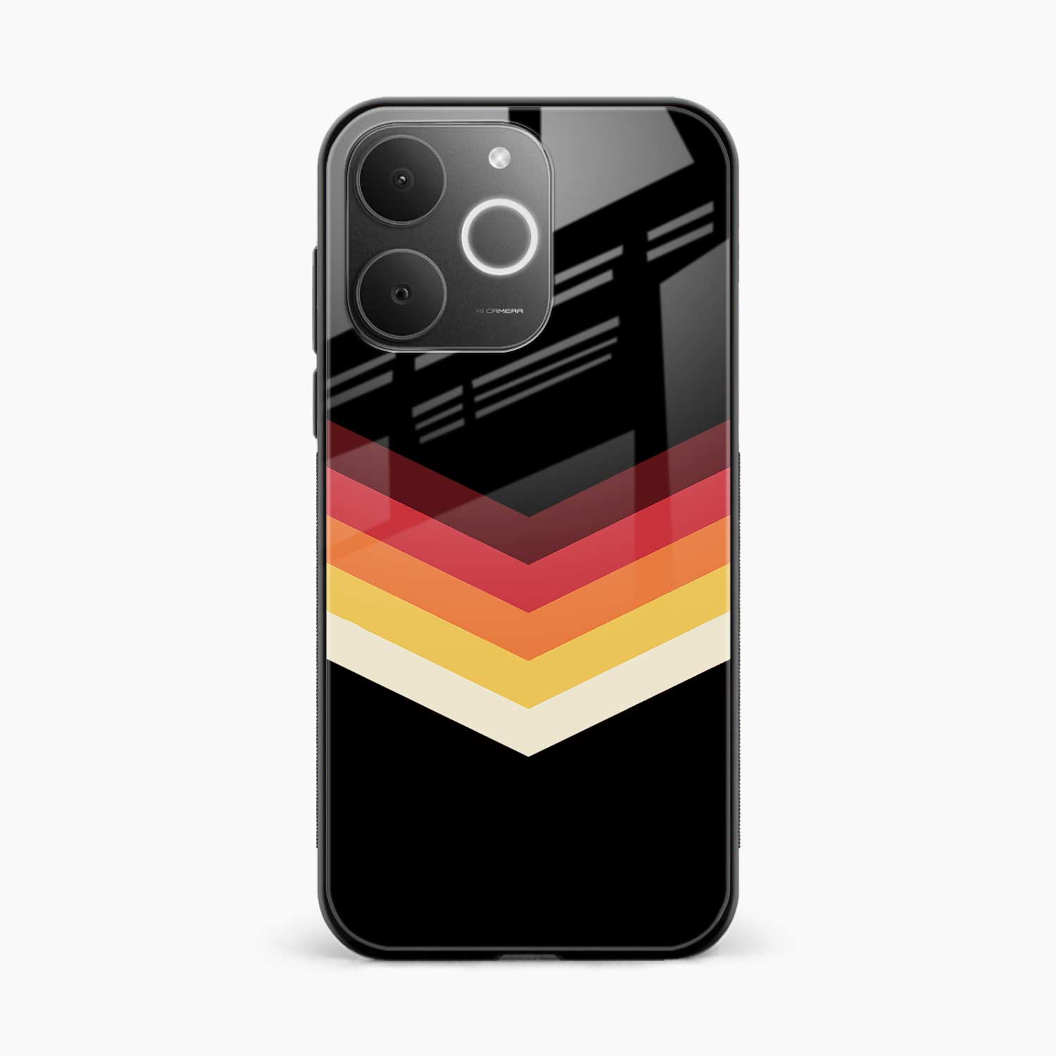 Rewind Strips Pattern Realme Narzo 80 Lite 4G Back Cover