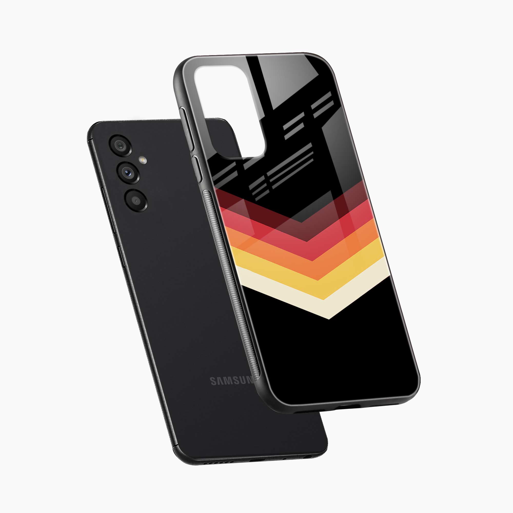 Rewind Strips Pattern Samsung S25 FE Back Cover