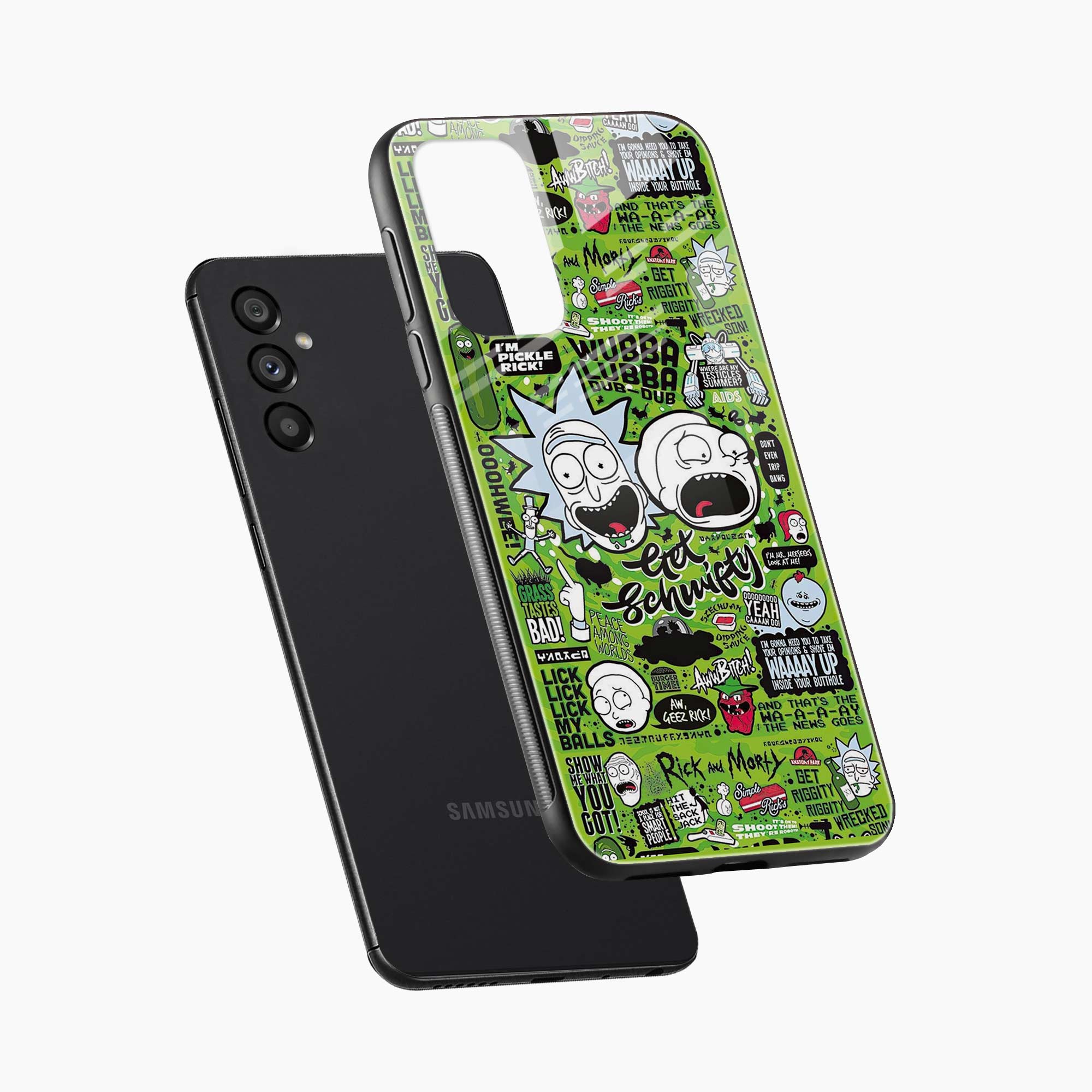 Rick And Morty Samsung S25 FE Back Cover