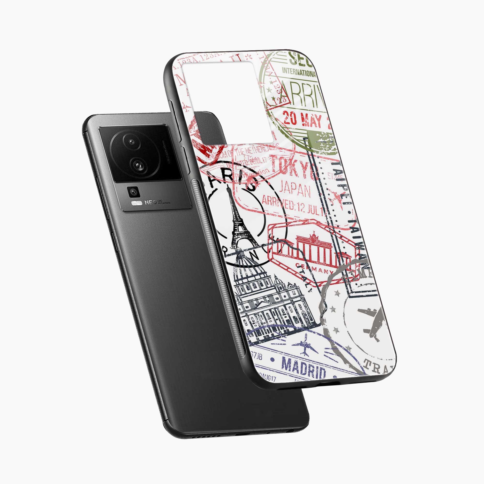 Stamp Iqoo Neo 7 Pro 5G Back Cover