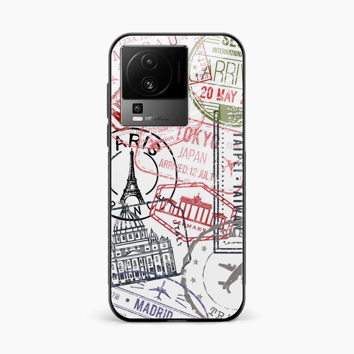 Stamp Iqoo Neo 7 Pro 5G Back Cover