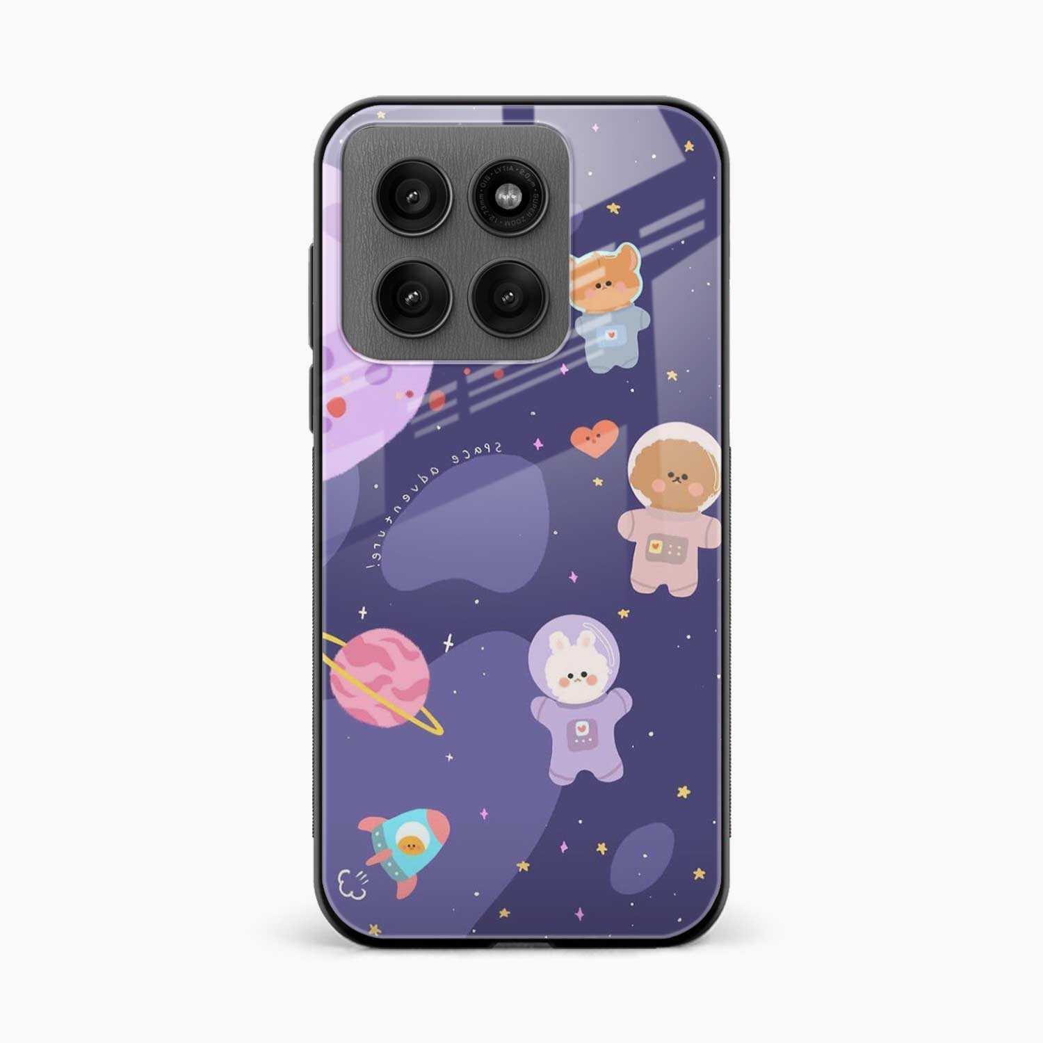 Teddy Space Motorola Edge 60 5G Back Cover