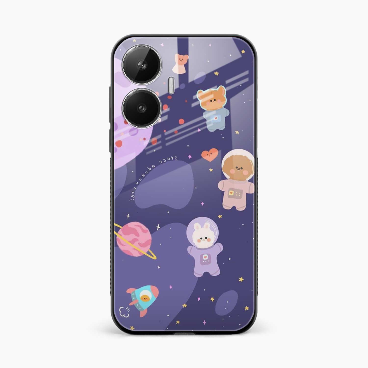 Teddy Space Realme Narzo N55 Back Cover