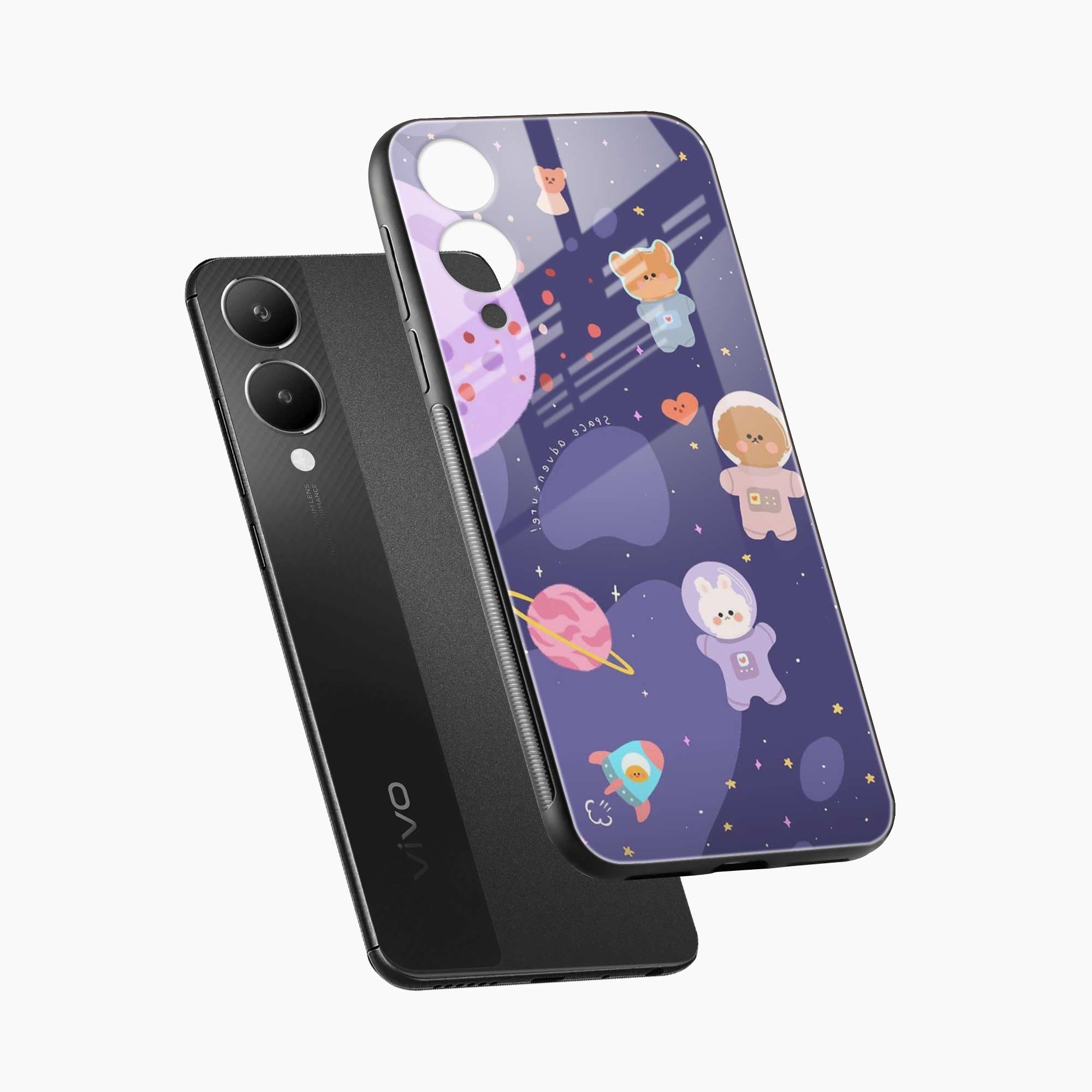 Teddy Space Vivo Y28 5G Back Cover