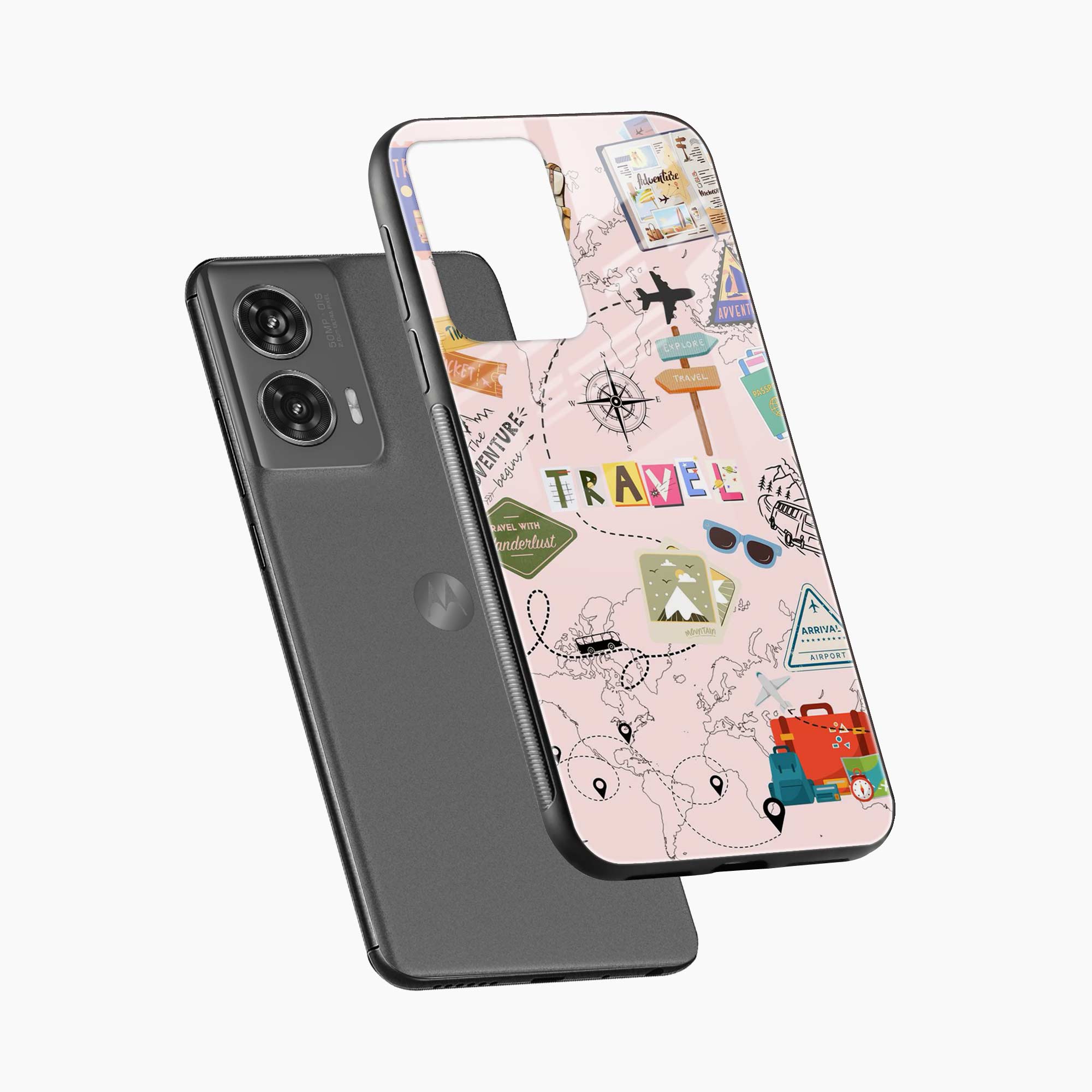 Traveler Motorola G96 5G Back Cover