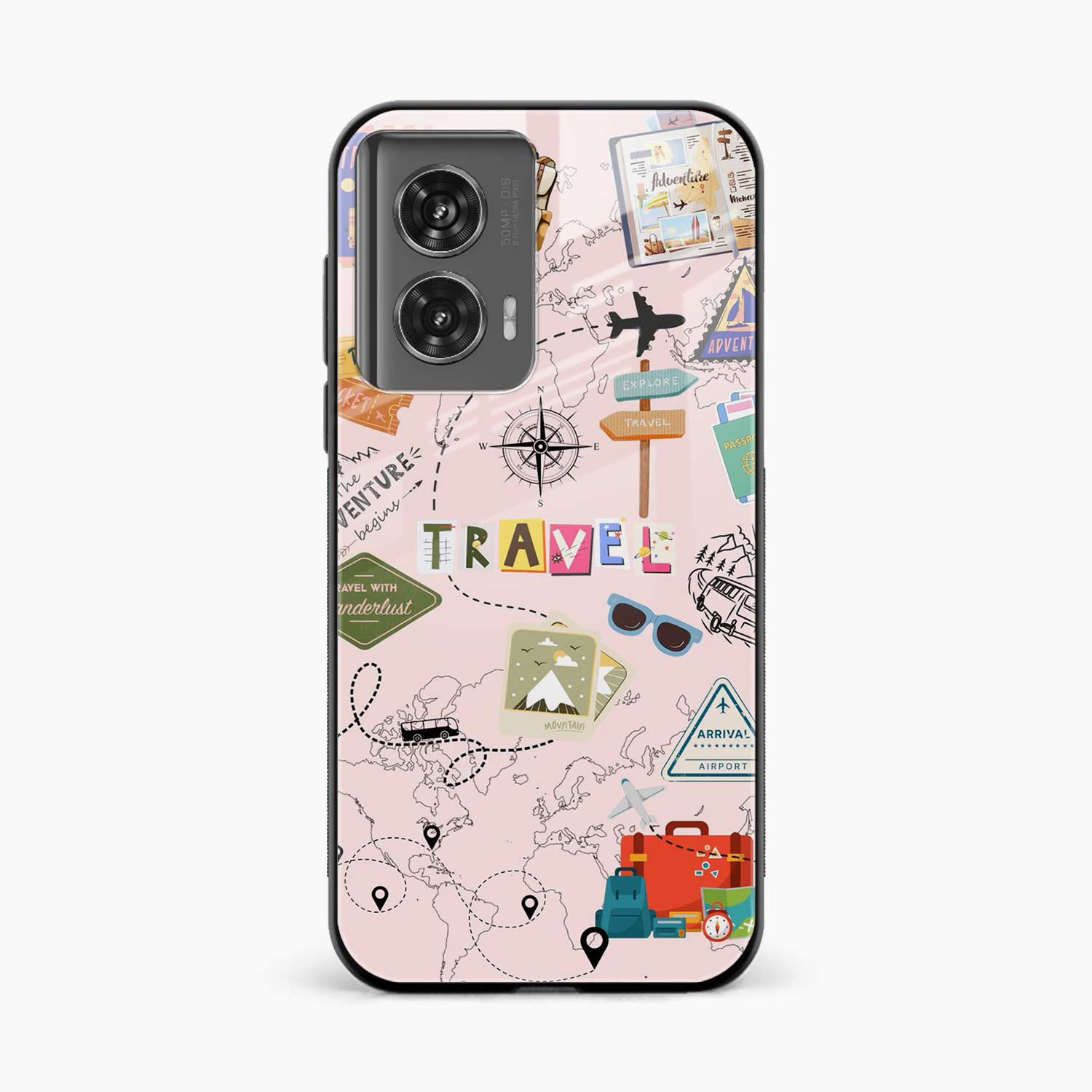 Traveler Motorola G96 5G Back Cover