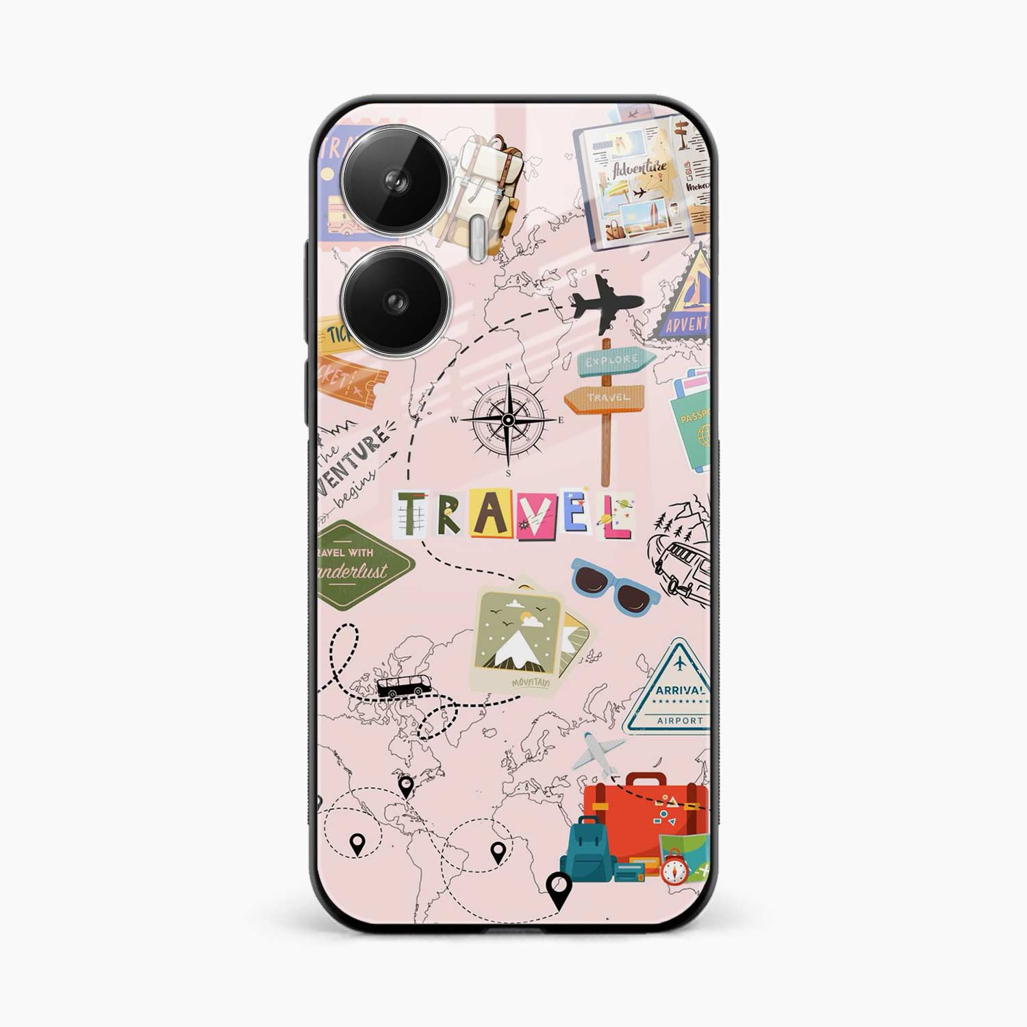 Traveler Realme Narzo N55 Back Cover