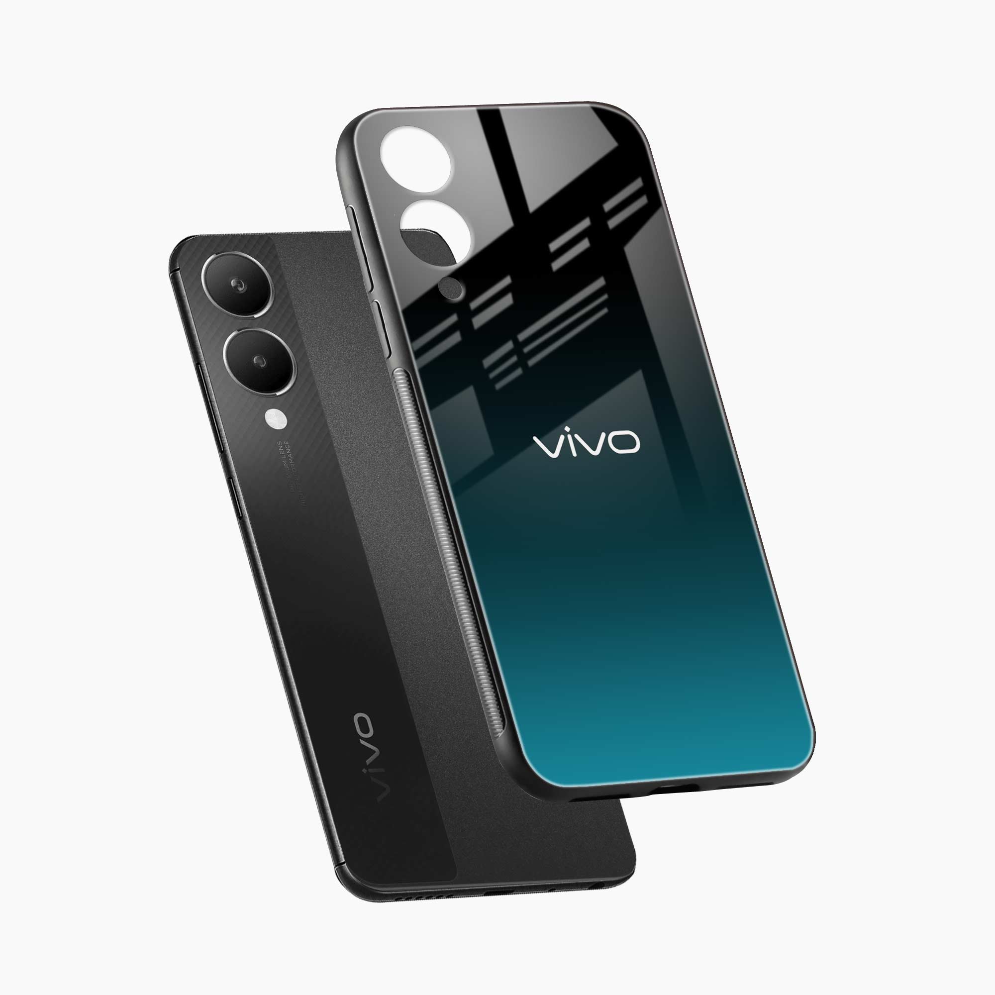 Ultramarine Glass Vivo Y28 5G Back Cover