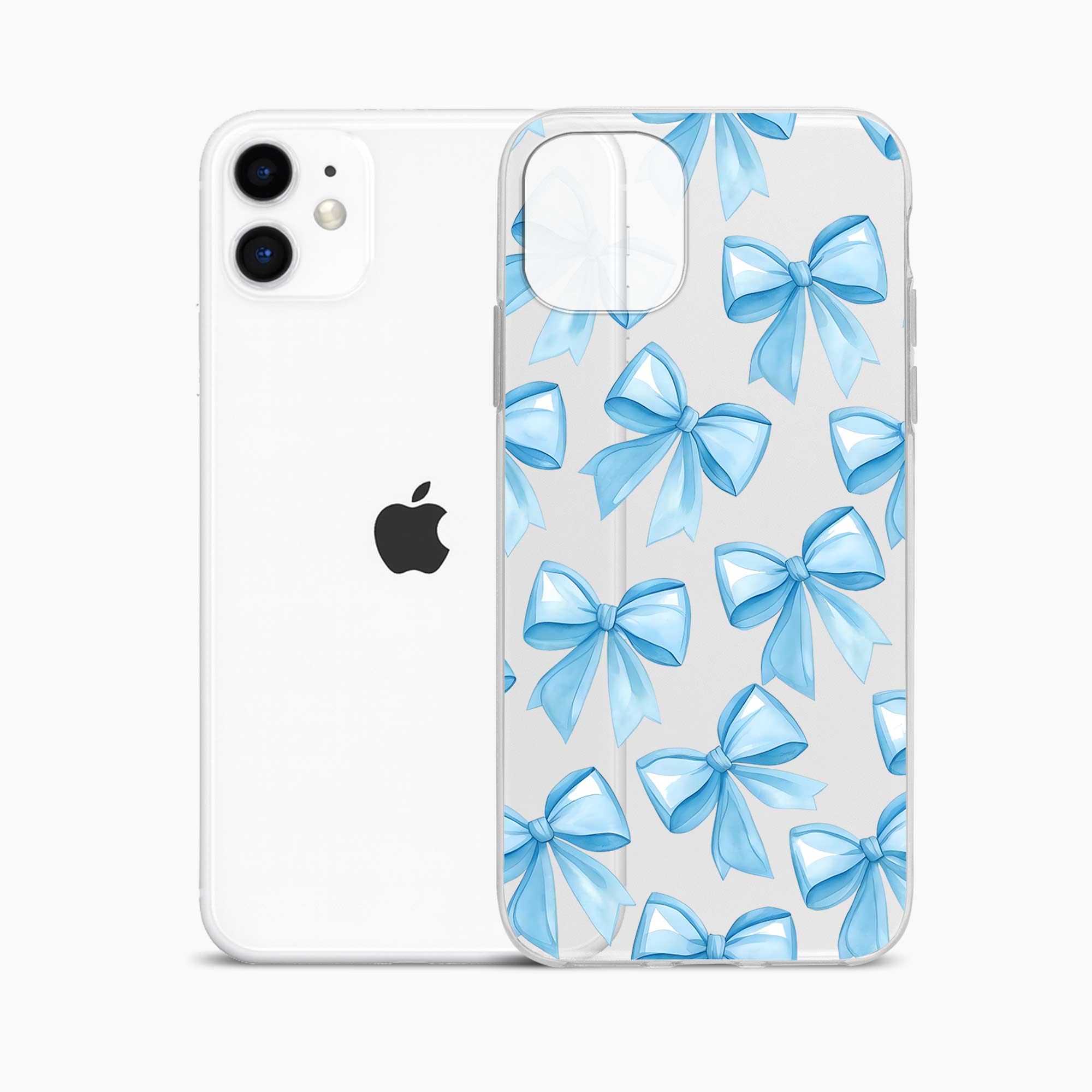 Bow Design iPhone 12 Silicone Back Cover