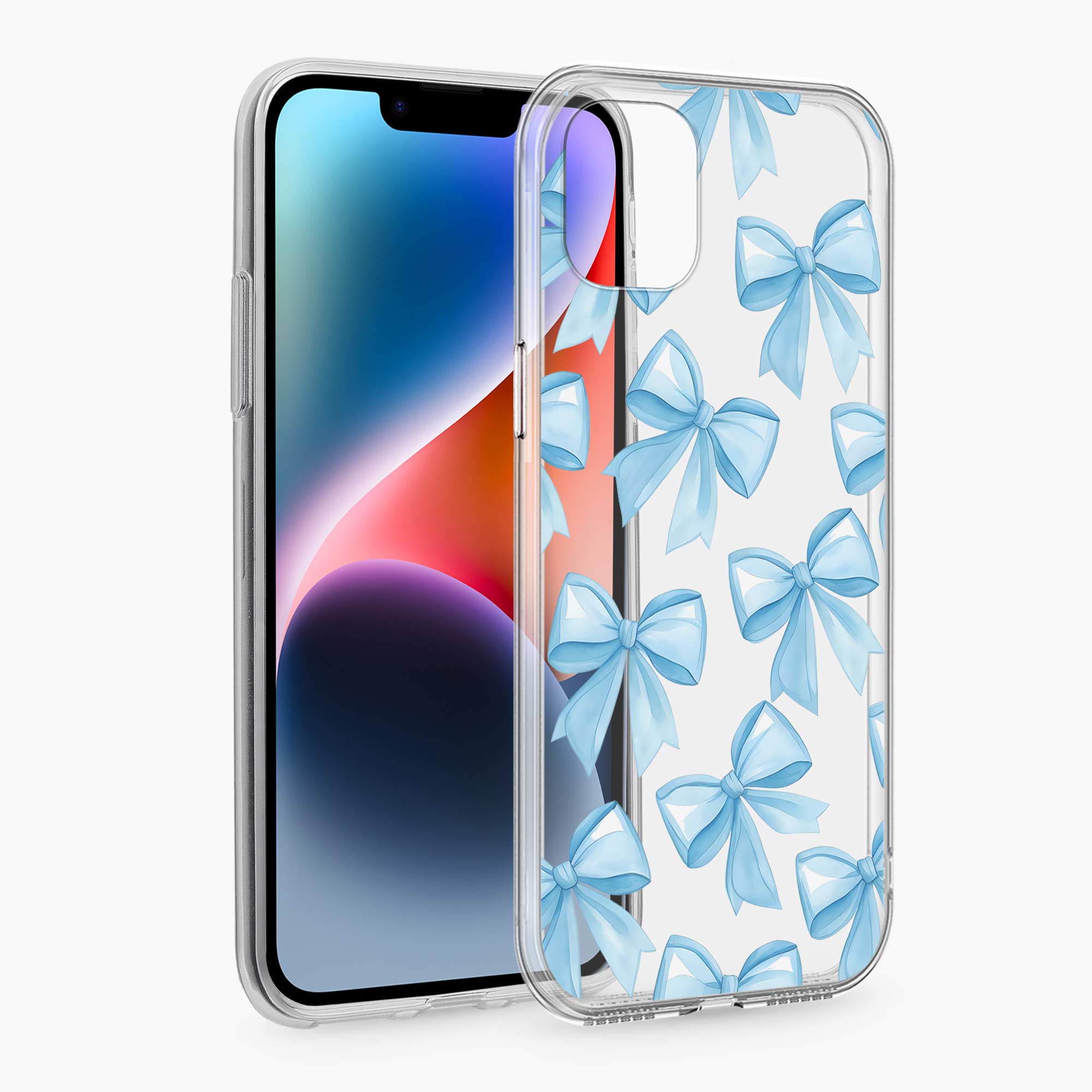 Bow Design iPhone 14 Plus Silicone Back Cover