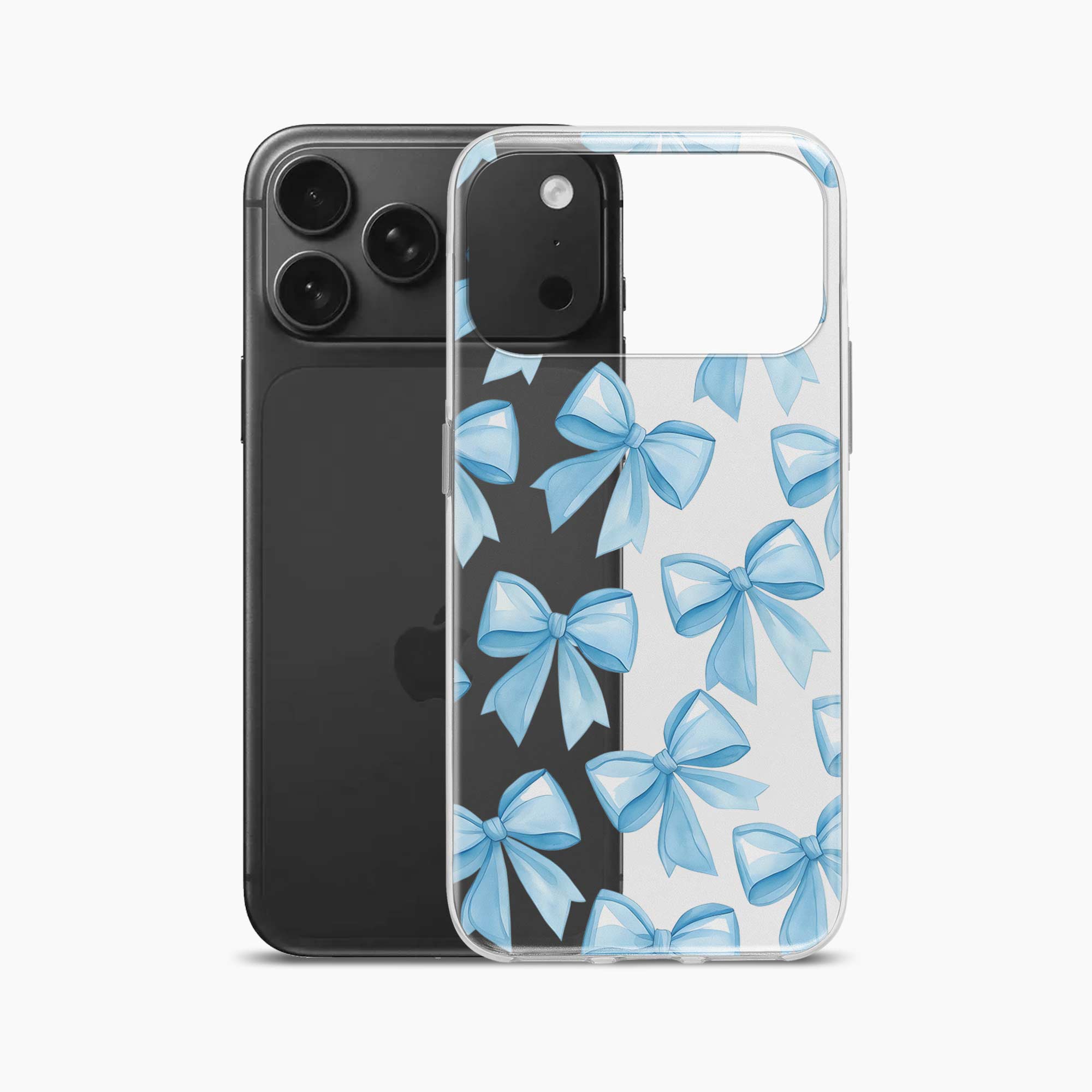 Bow Design iPhone 17 Pro Max Silicone Back Cover