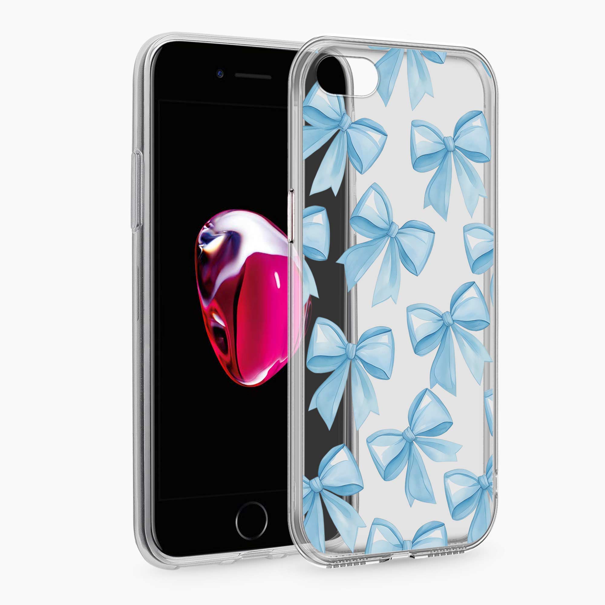 Bow Design iPhone SE Silicone Back Cover