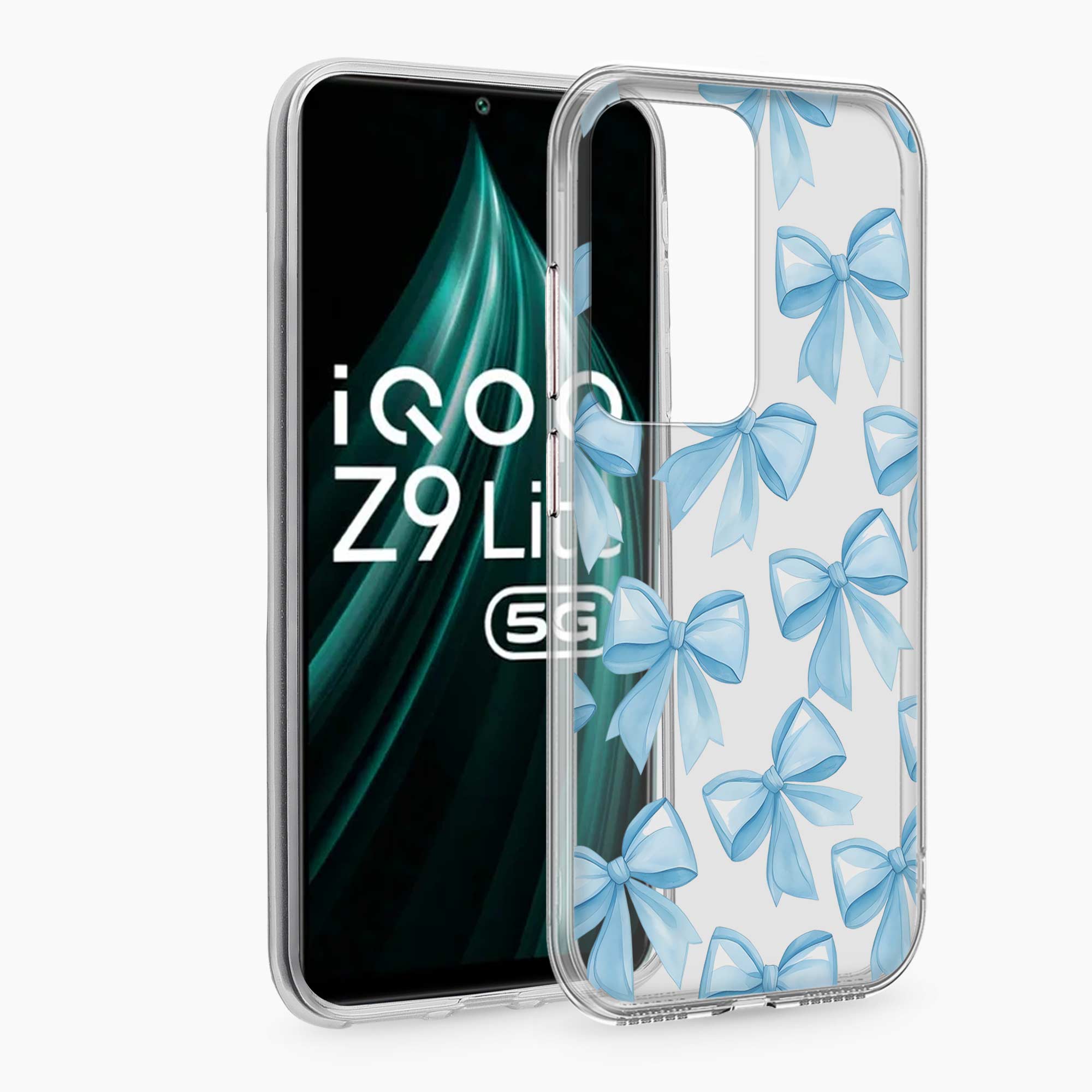Bow Design Iqoo Z9 Lite 5G Silicone Back Cover