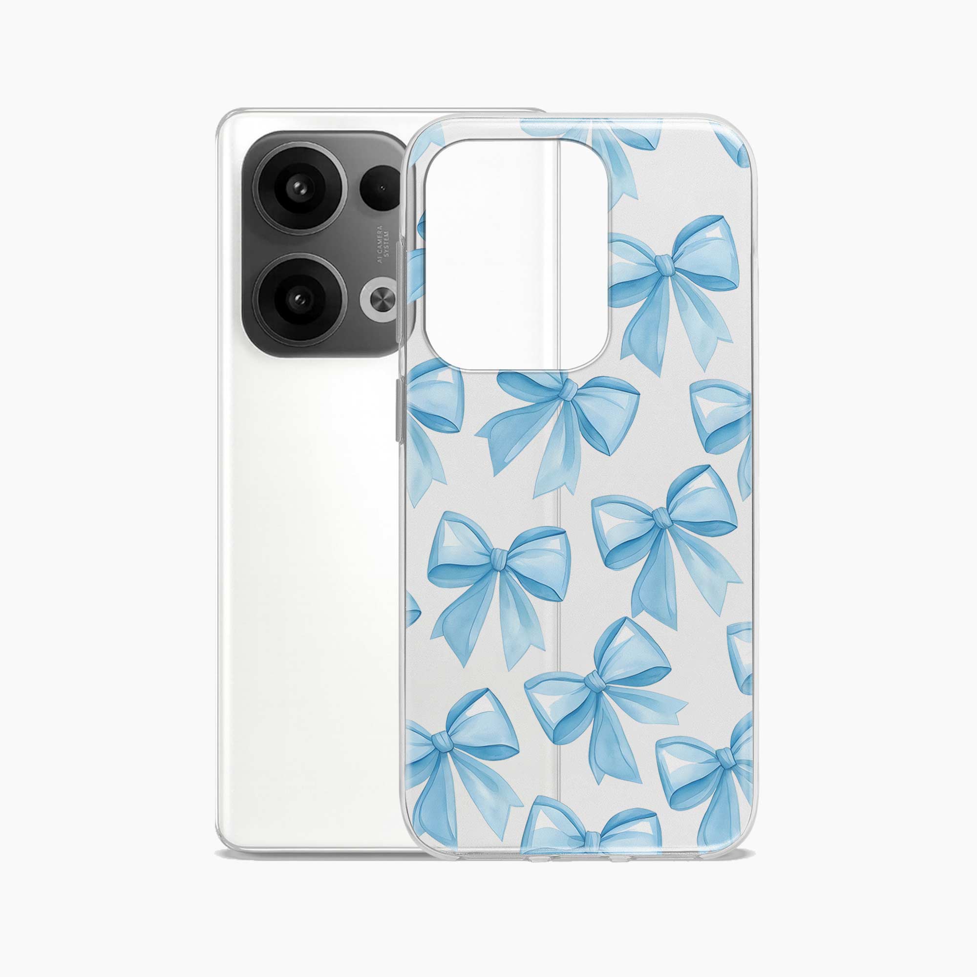 Bow Design Oppo Reno 13 5G Silicone Back Cover