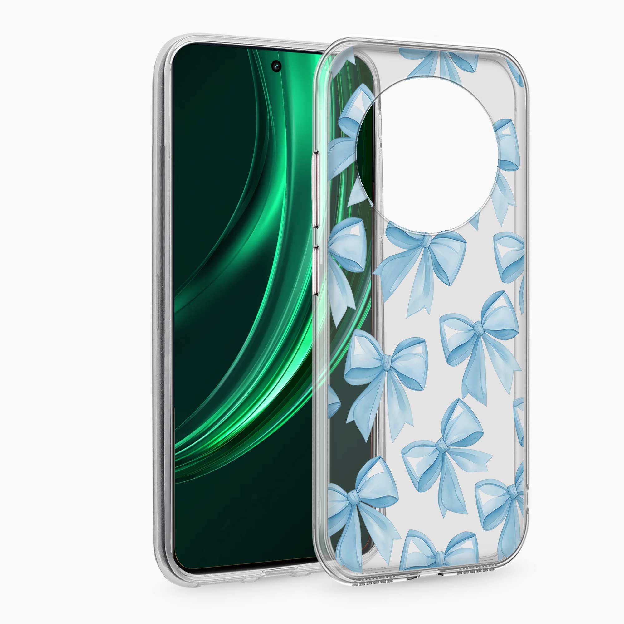 Bow Design Realme 13 Plus 5G Silicone Back Cover
