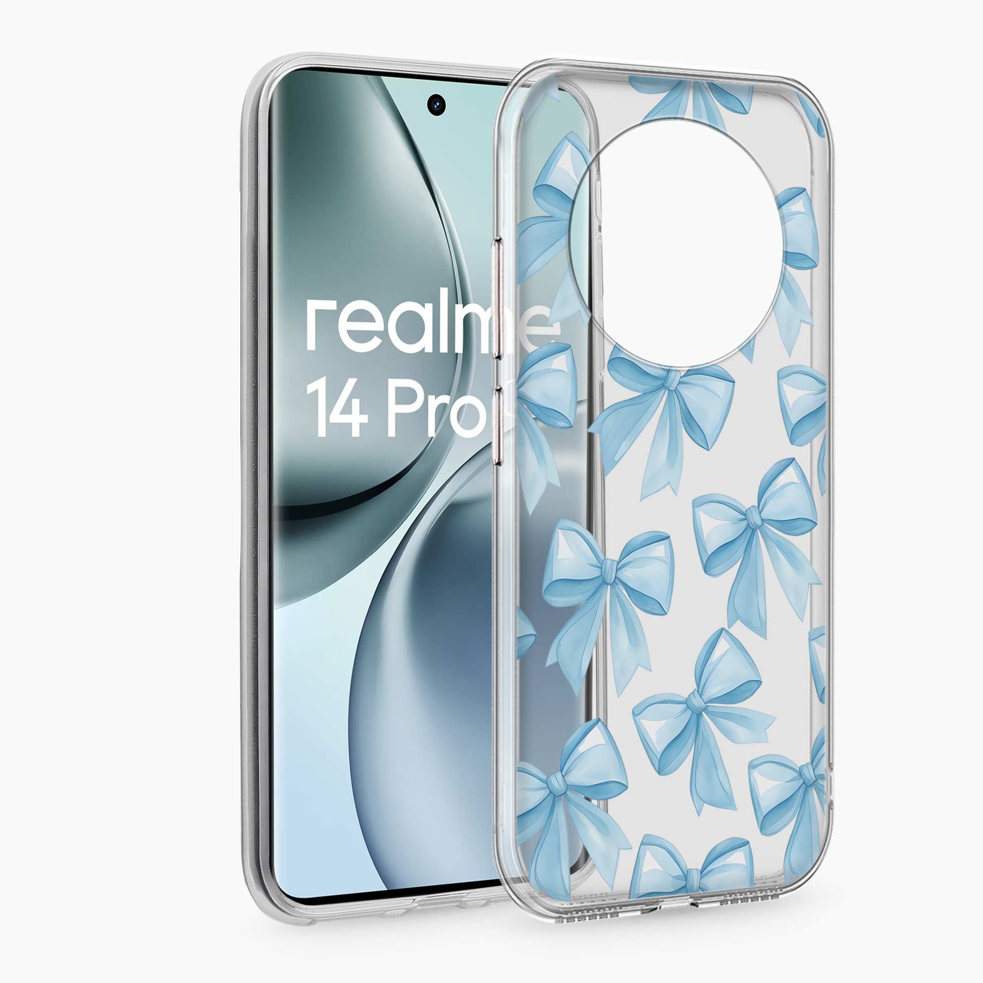 Bow Design Realme 14 Pro 5G Silicone Back Cover