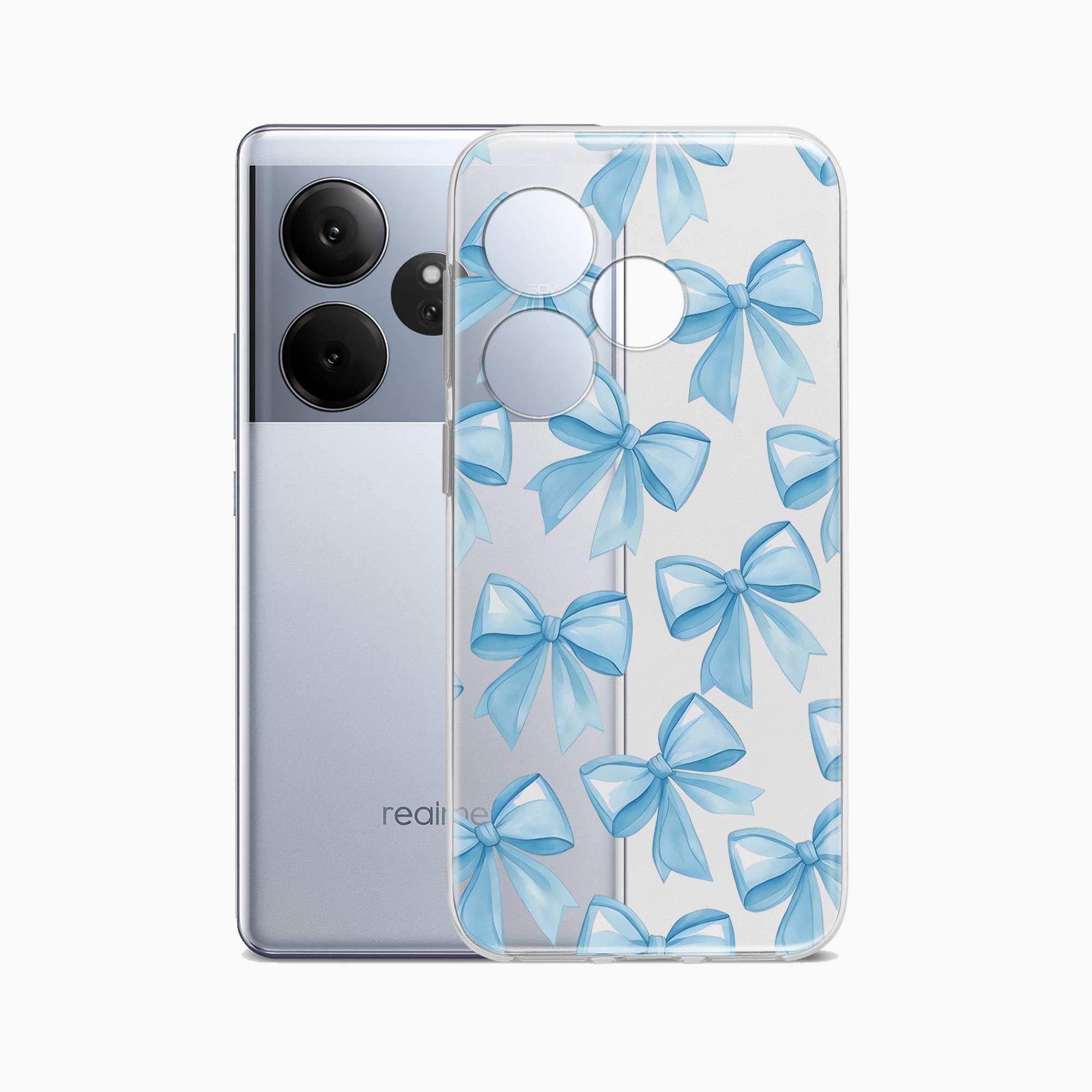 Bow Design Realme Gt 6 5G Silicone Back Cover