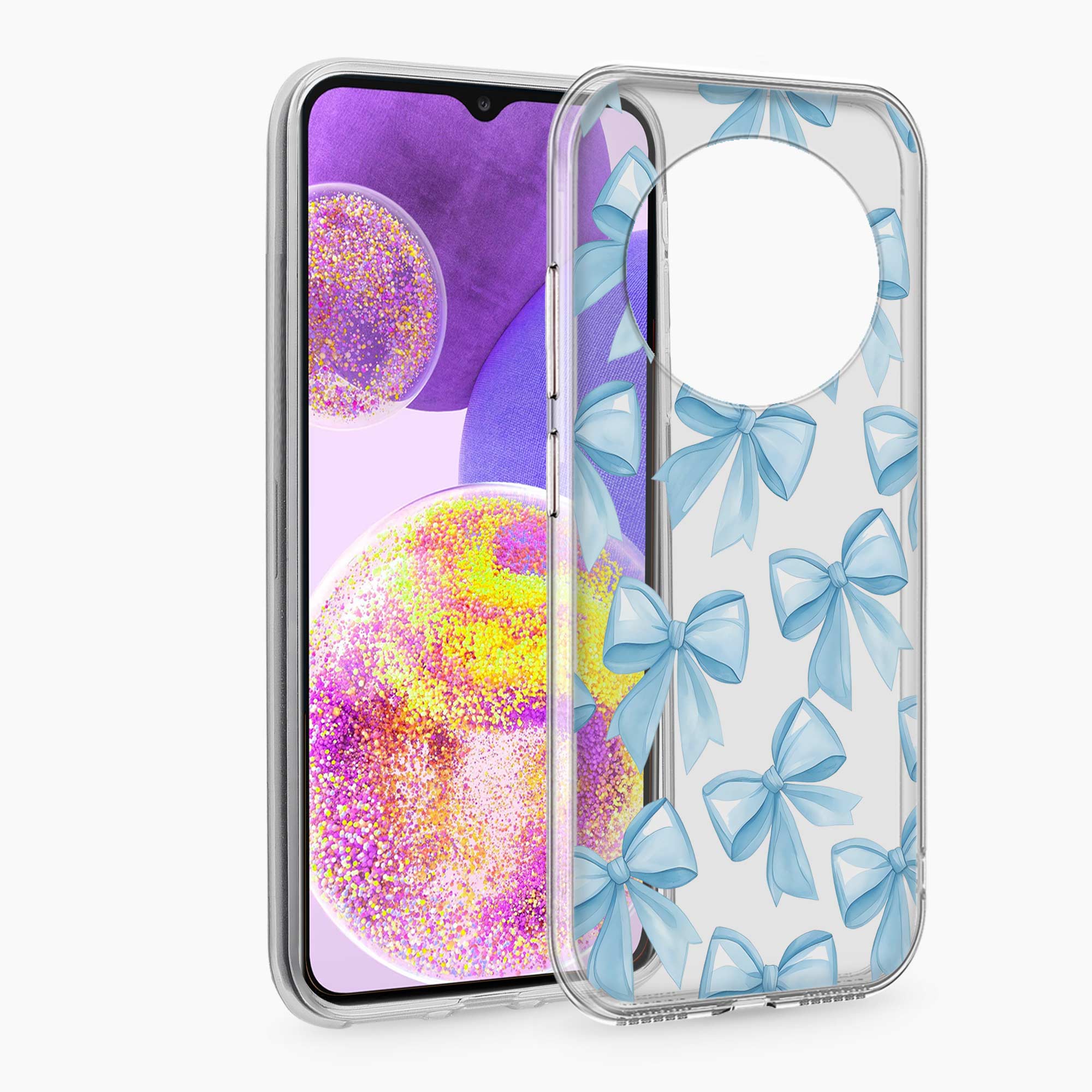 Bow Design Redmi A4 5G Silicone Back Cover