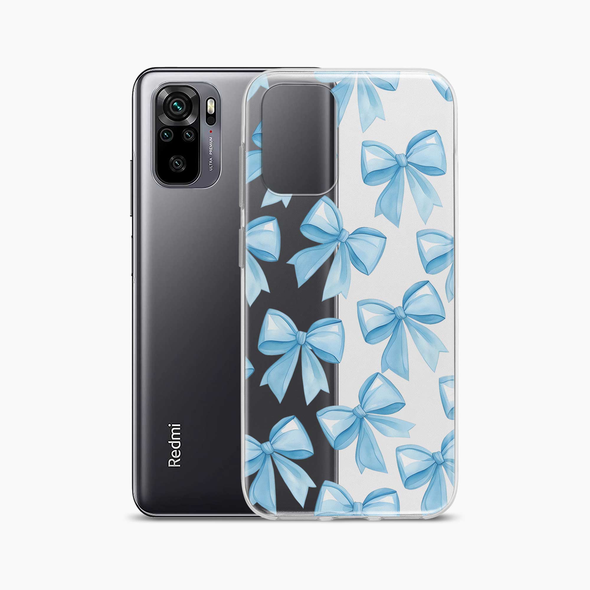 Bow Design Redmi Note 10 Silicone Back Cover