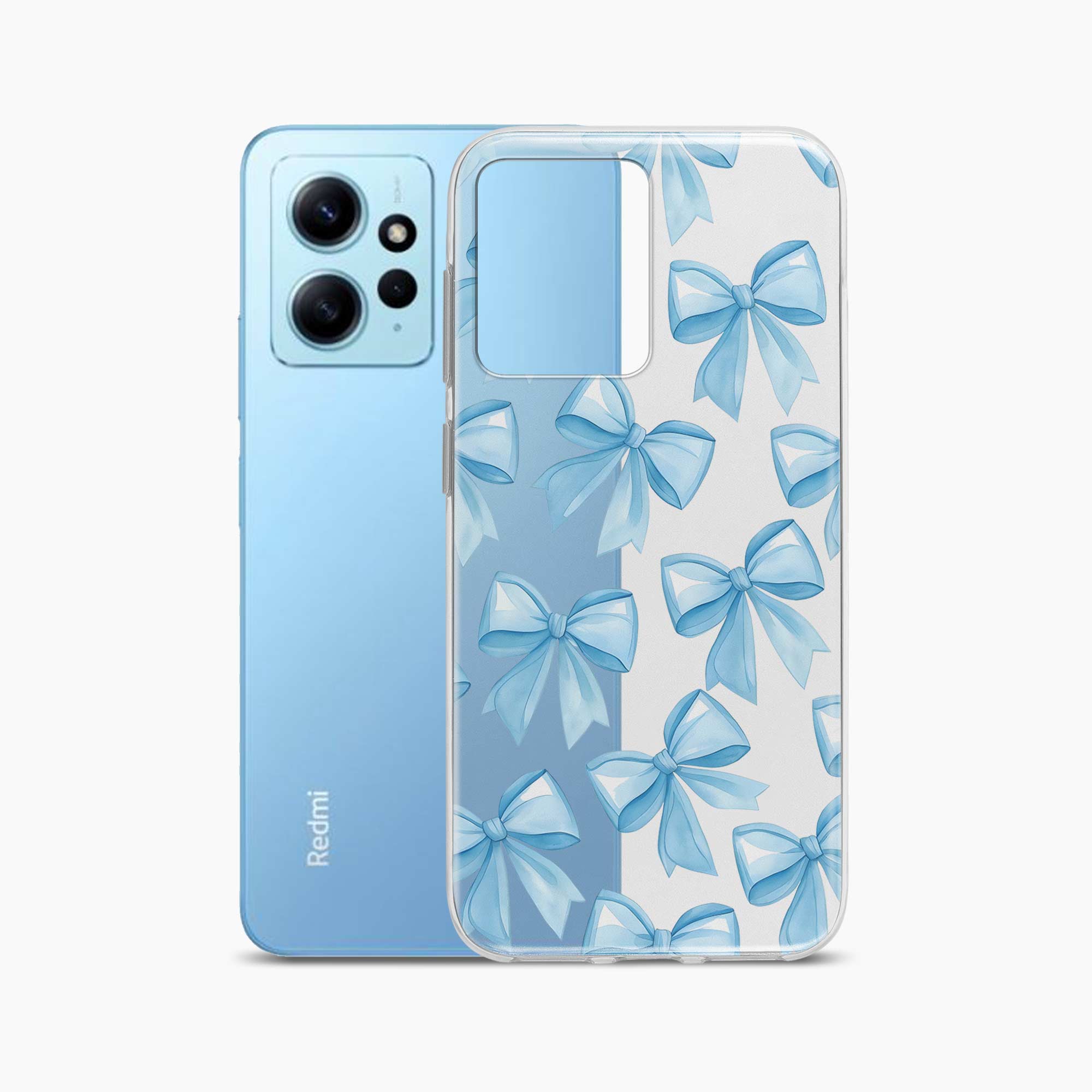 Bow Design Redmi Note 12 4G Silicone Back Cover