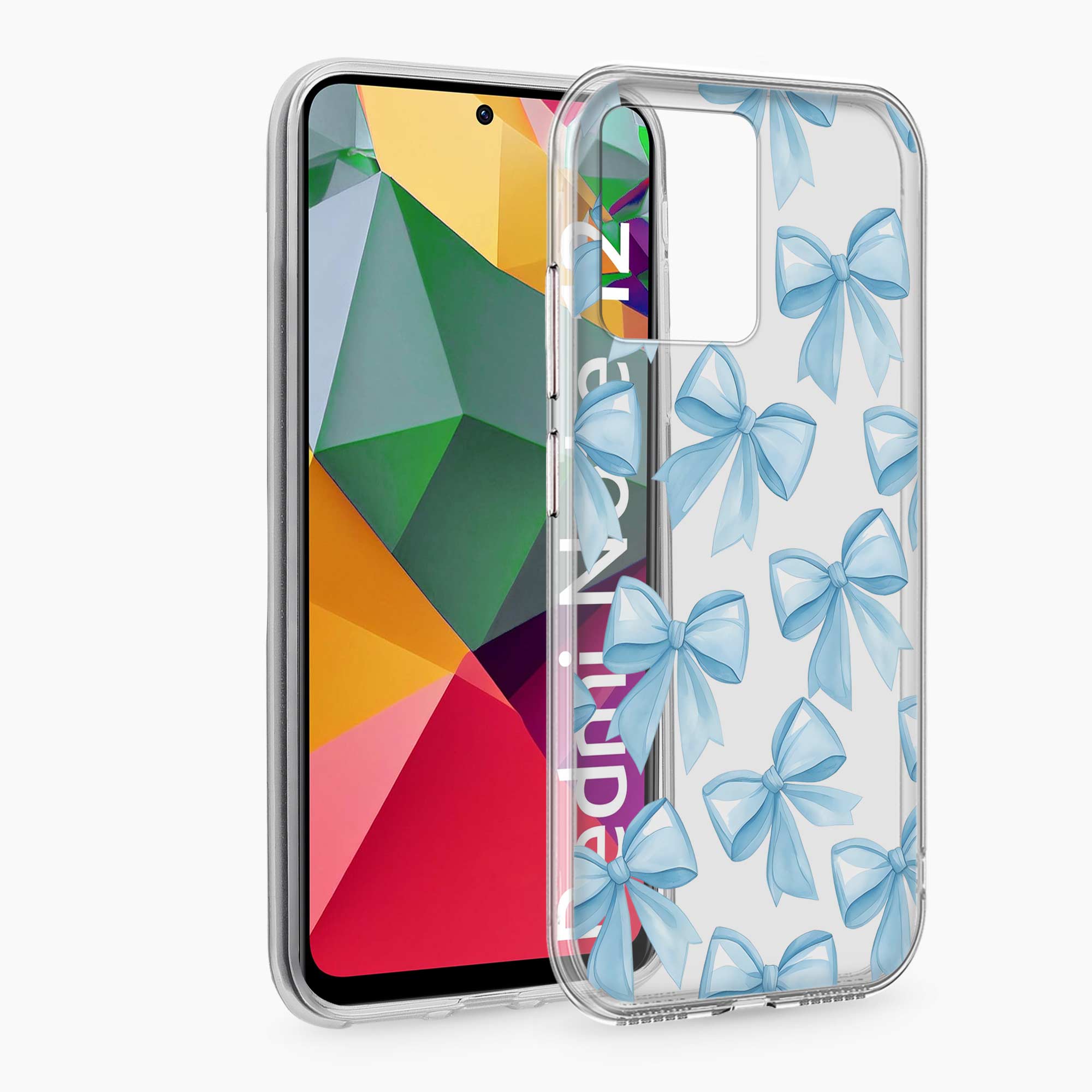 Bow Design Redmi Note 12 4G Silicone Back Cover