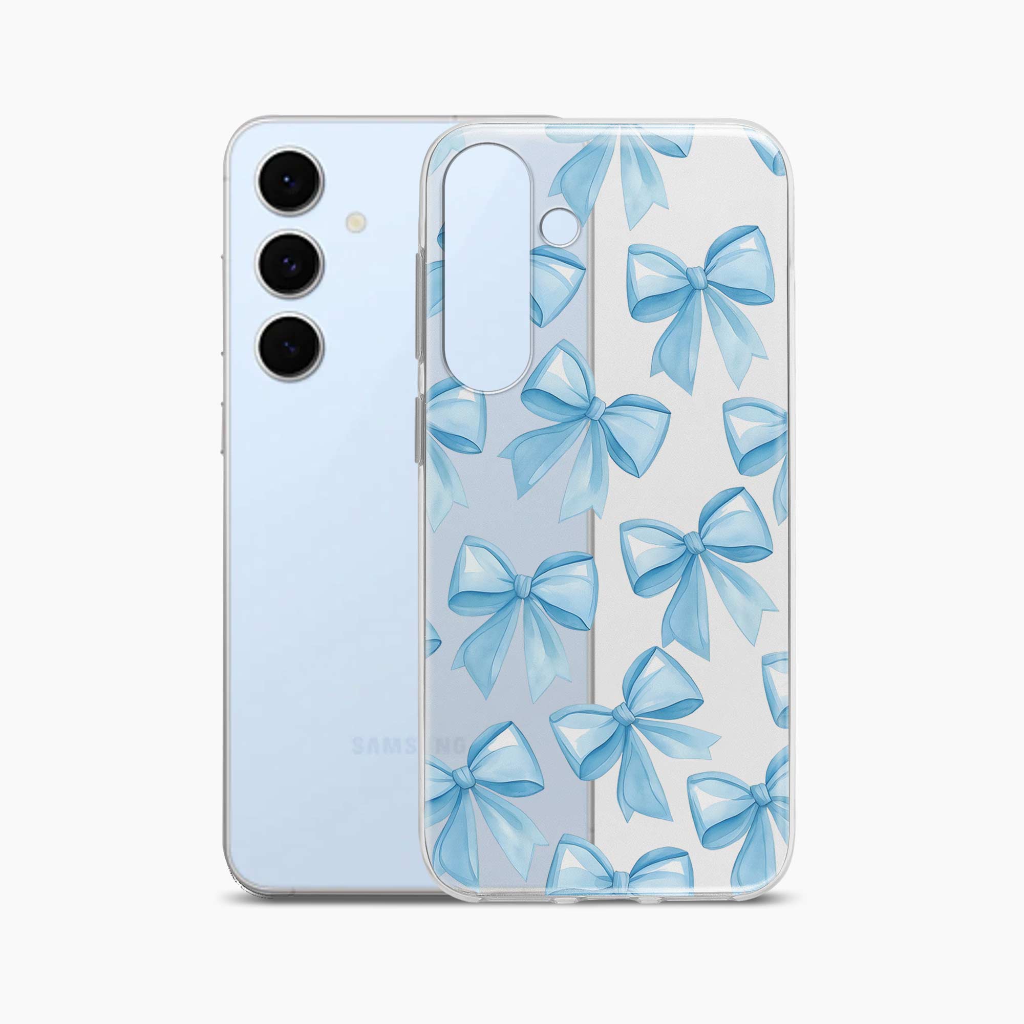 Bow Design Samsung S24 FE Silicone Back Cover