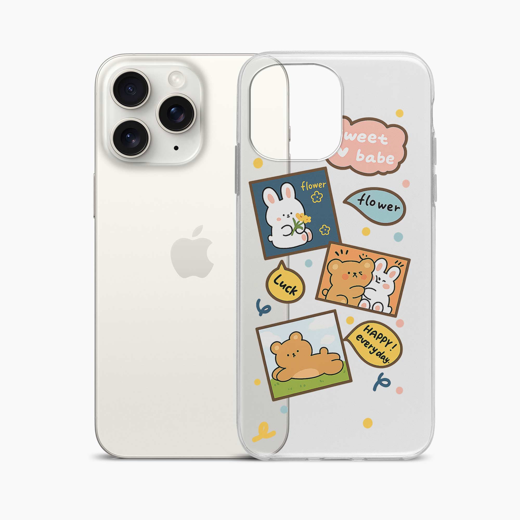 Cute Teddy iPhone 11 Pro Silicone Back Cover