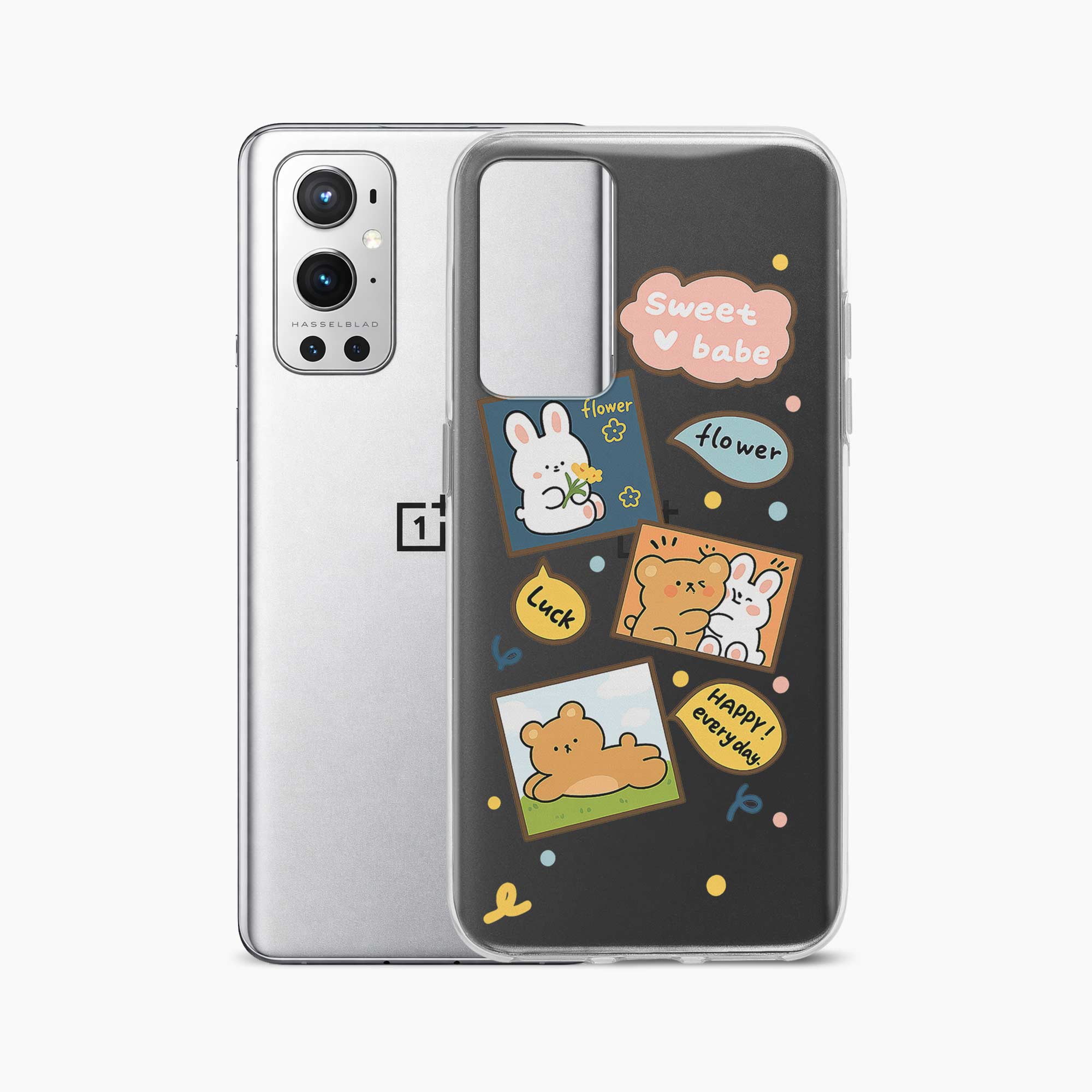 Cute Teddy OnePlus 9 Pro Silicone Back Cover