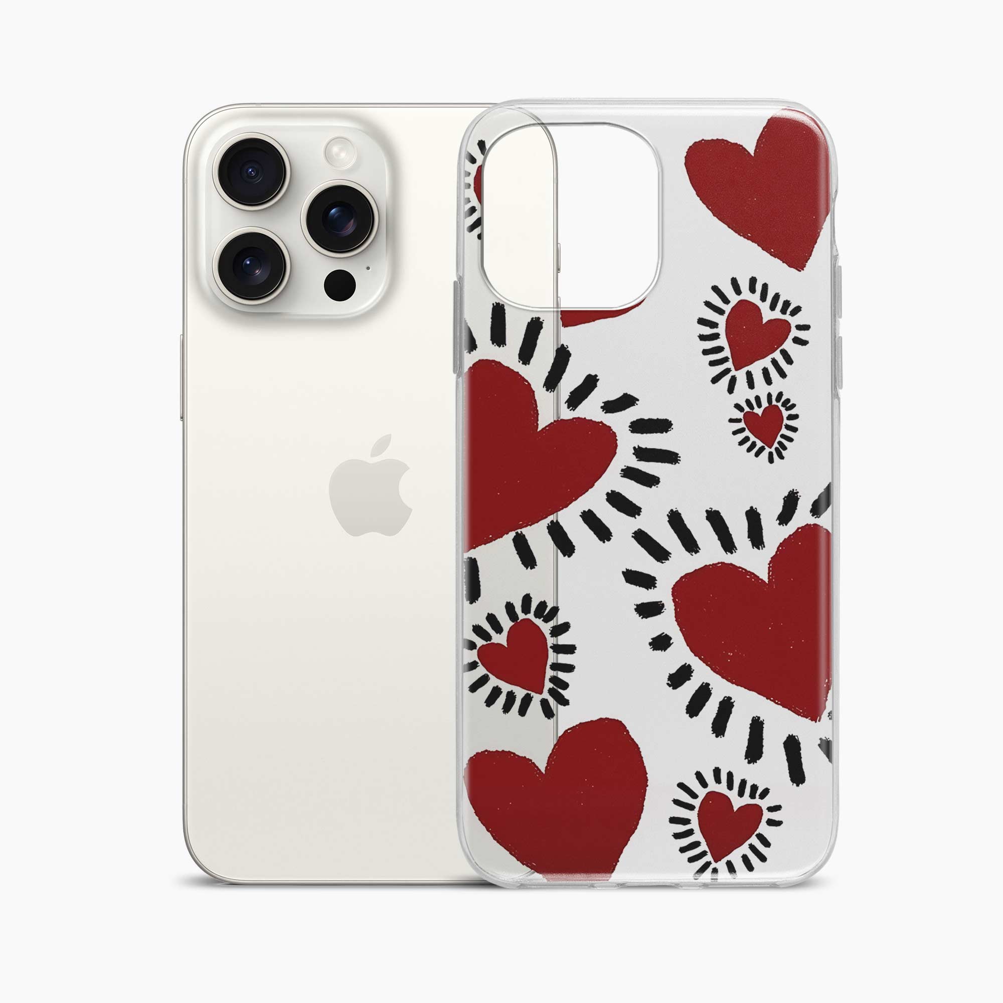 Dark Hearts iPhone 11 Pro Max Silicone Back Cover