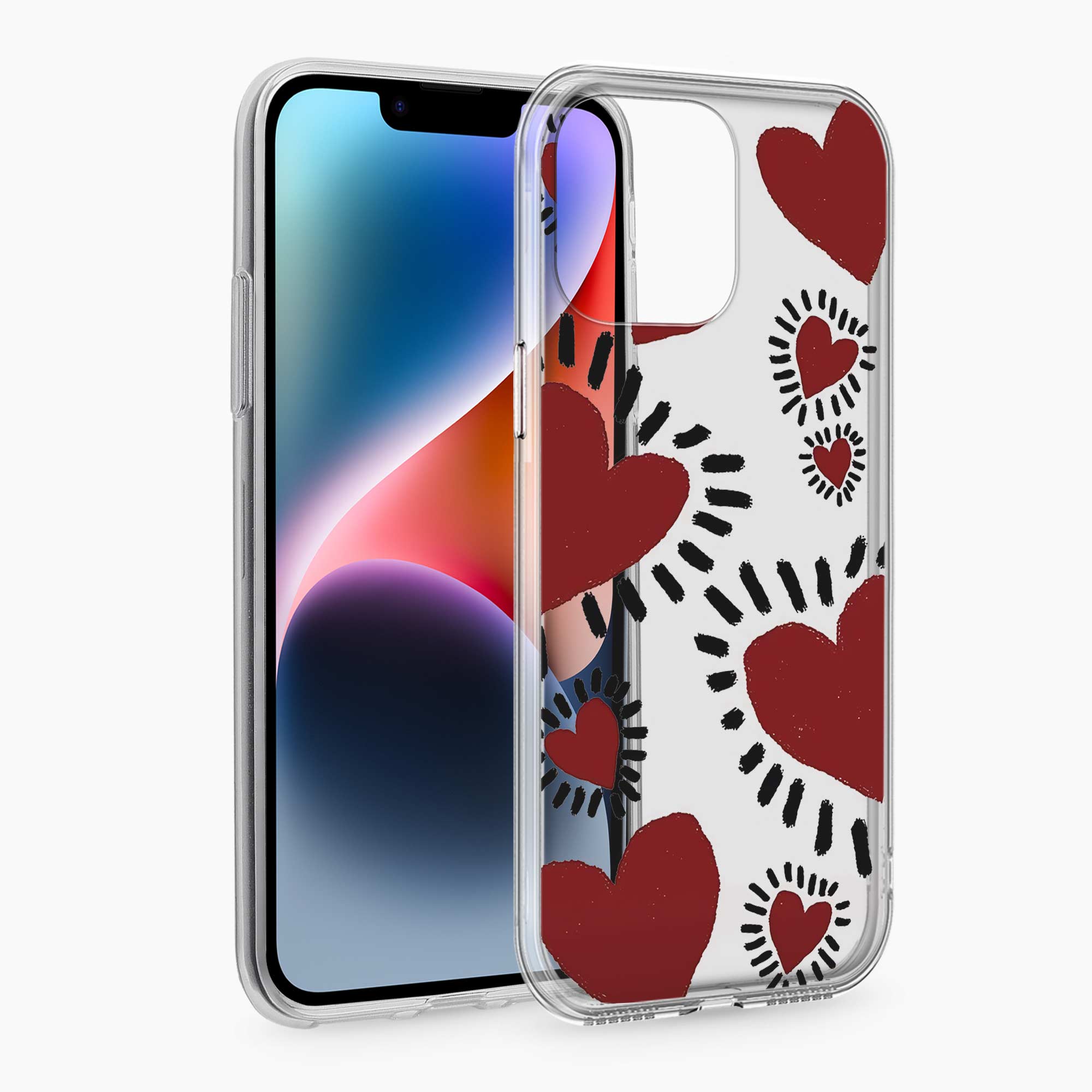 Dark Hearts iPhone 11 Pro Silicone Back Cover