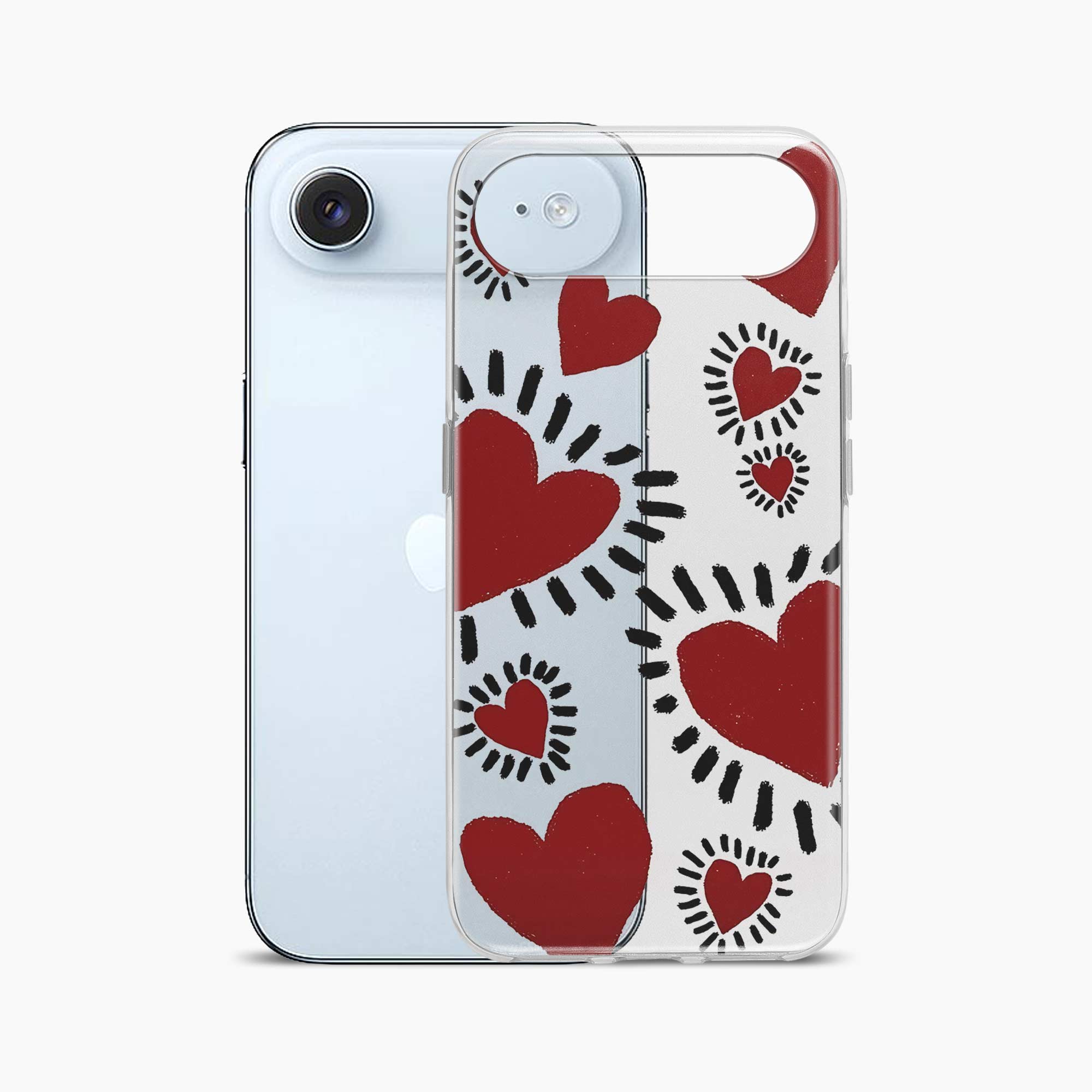 Dark Hearts iPhone Air Silicone Back Cover