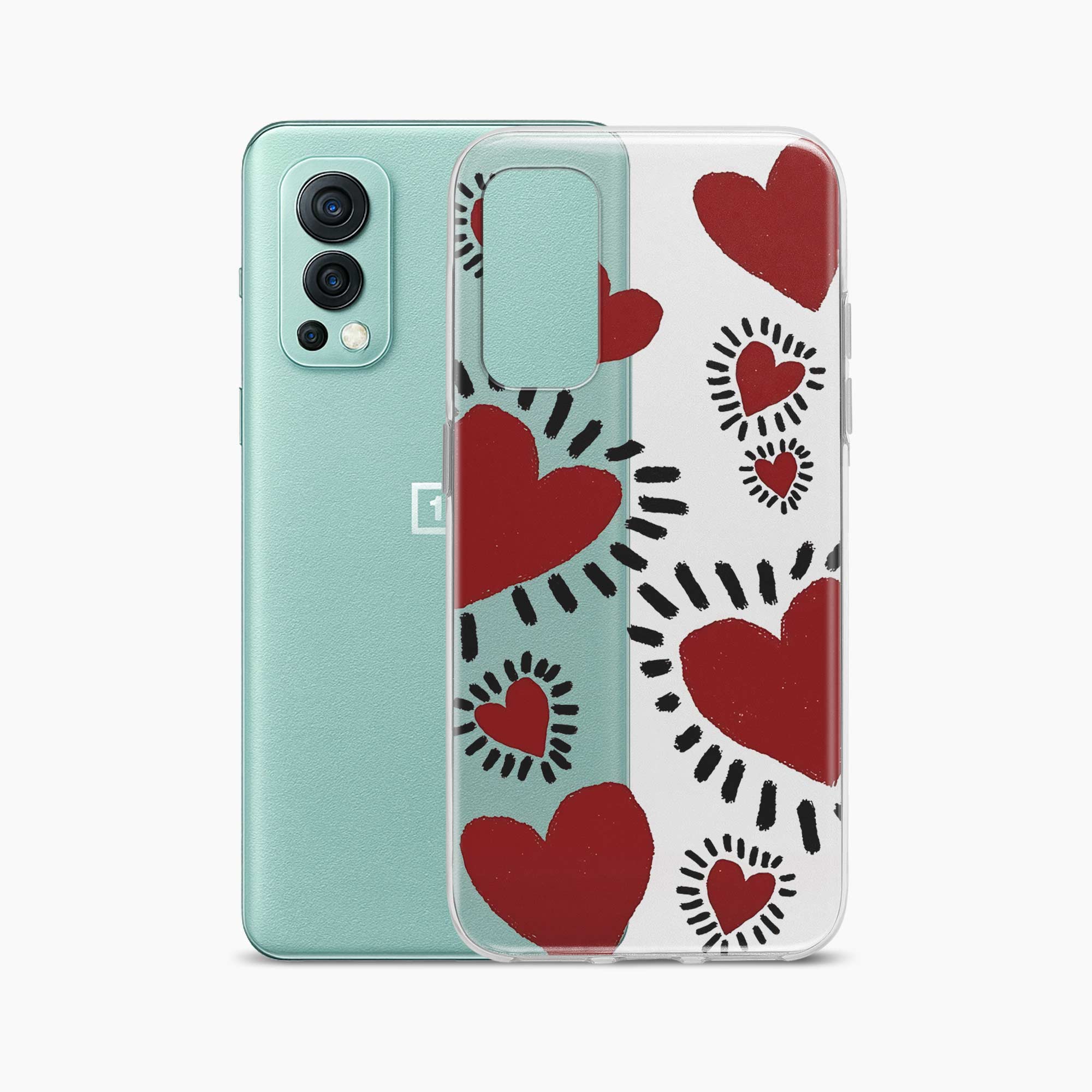 Dark Hearts OnePlus Nord 2 Silicone Back Cover