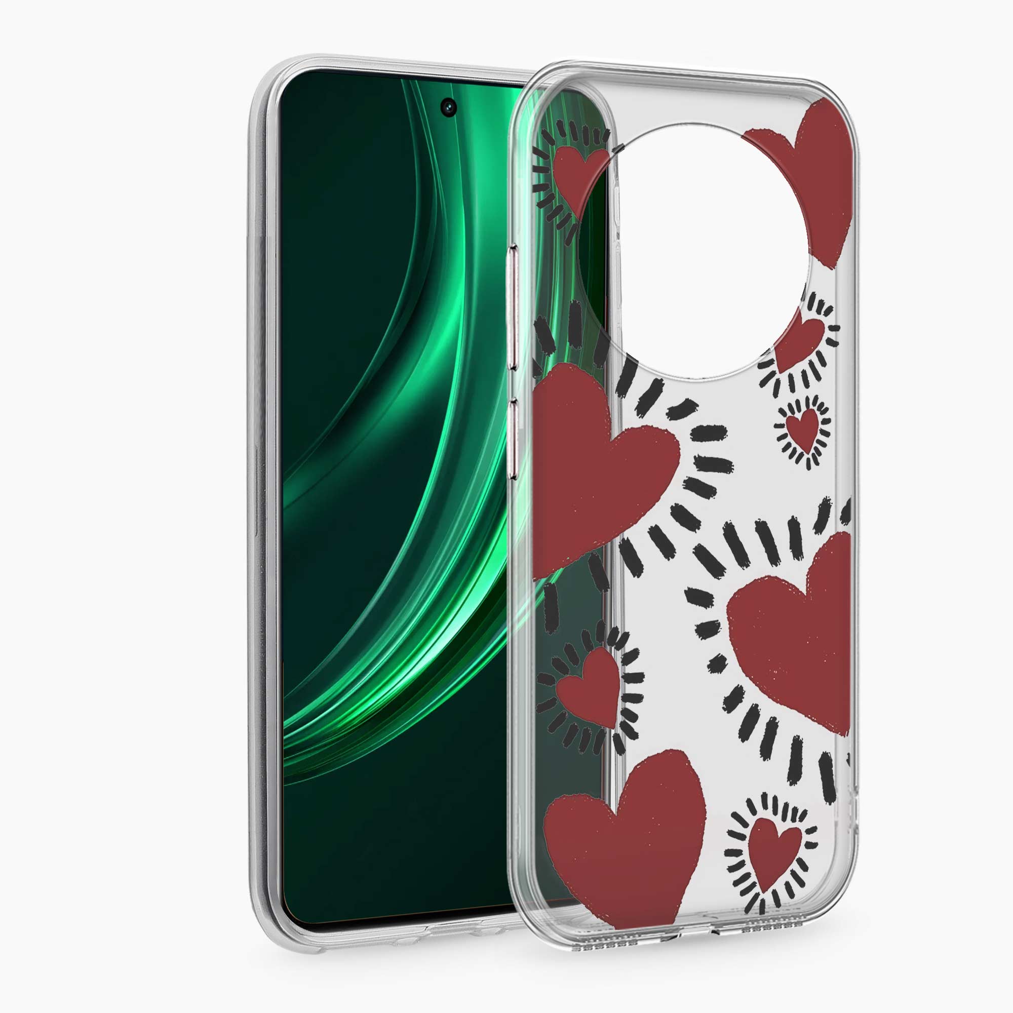 Dark Hearts Realme 13 Plus 5G Silicone Back Cover