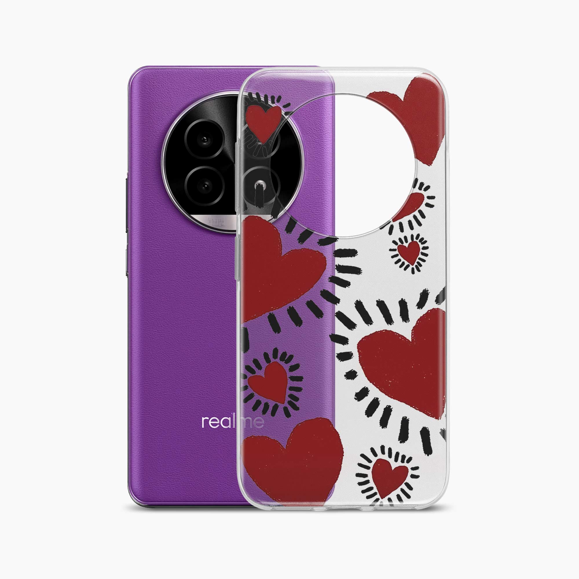 Dark Hearts Realme 13 Pro 5G Silicone Back Cover