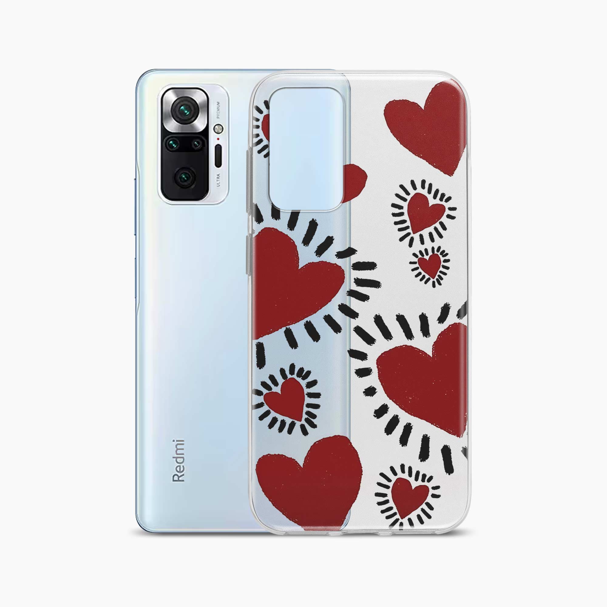 Dark Hearts Redmi Note 10 Pro Max Silicone Back Cover