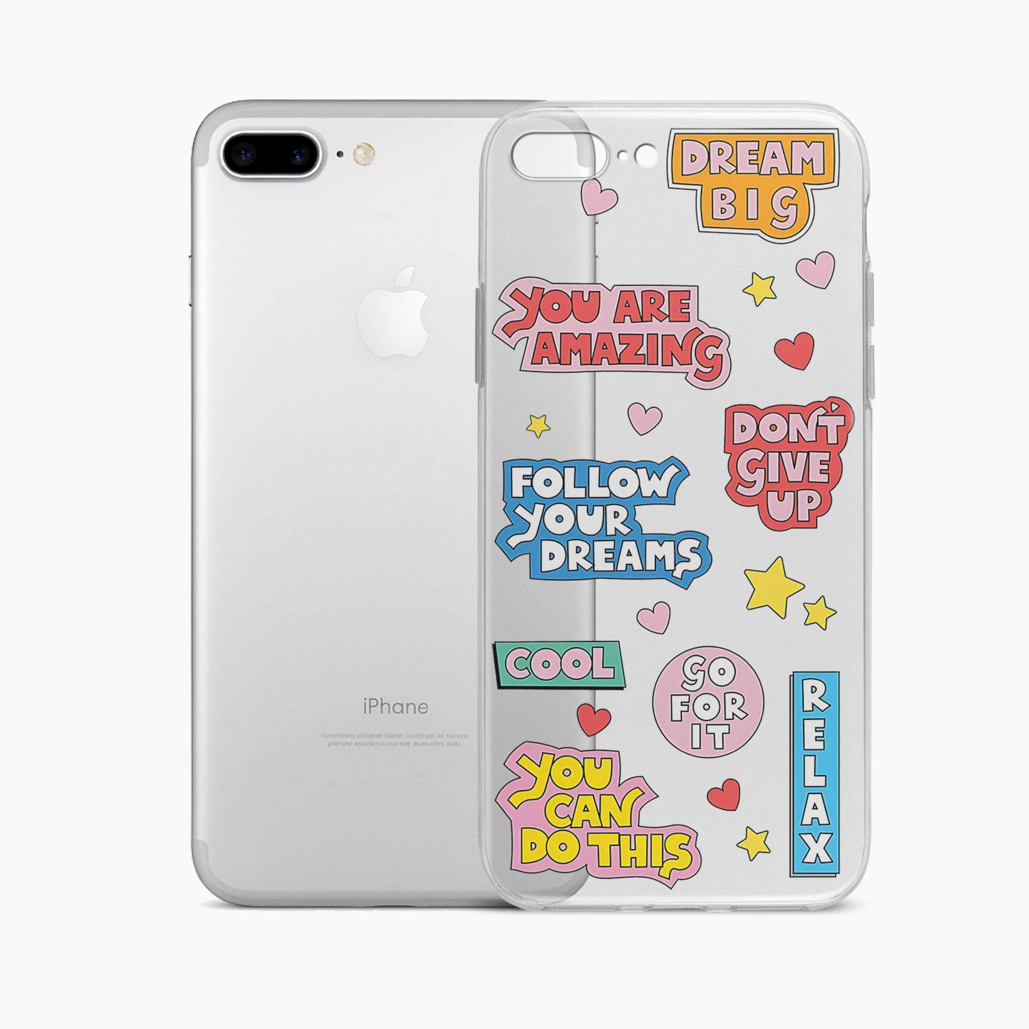 Dream Big iPhone 7 Plus Silicone Back Cover