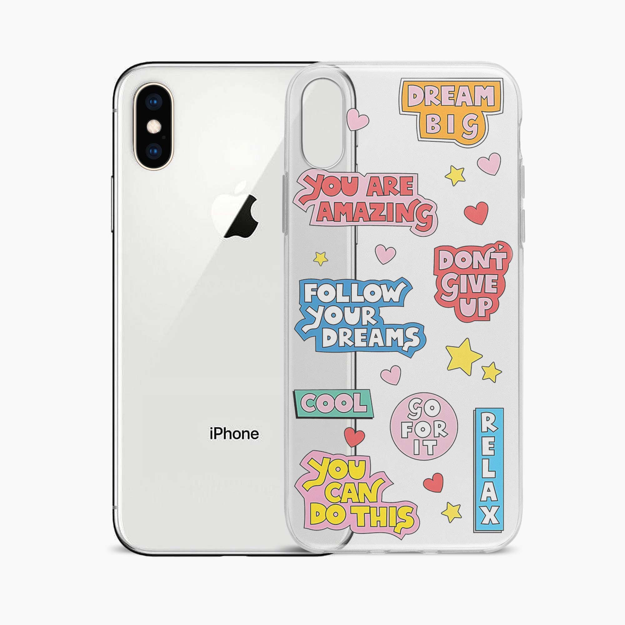 Dream Big iPhone XS Max Silicone Back Cover