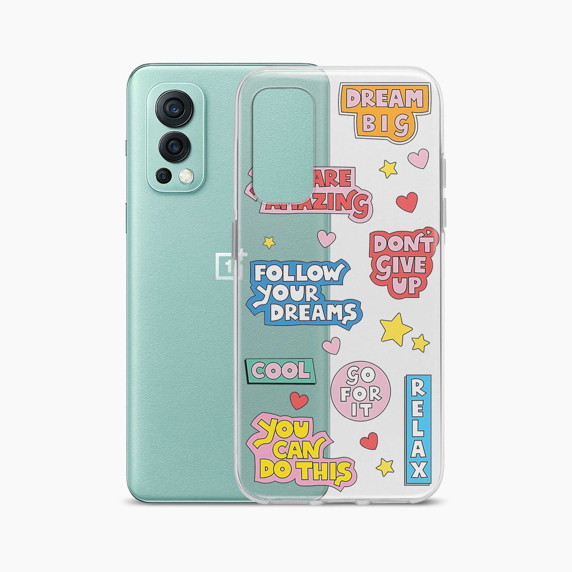 Dream Big OnePlus Nord 2 Silicone Back Cover