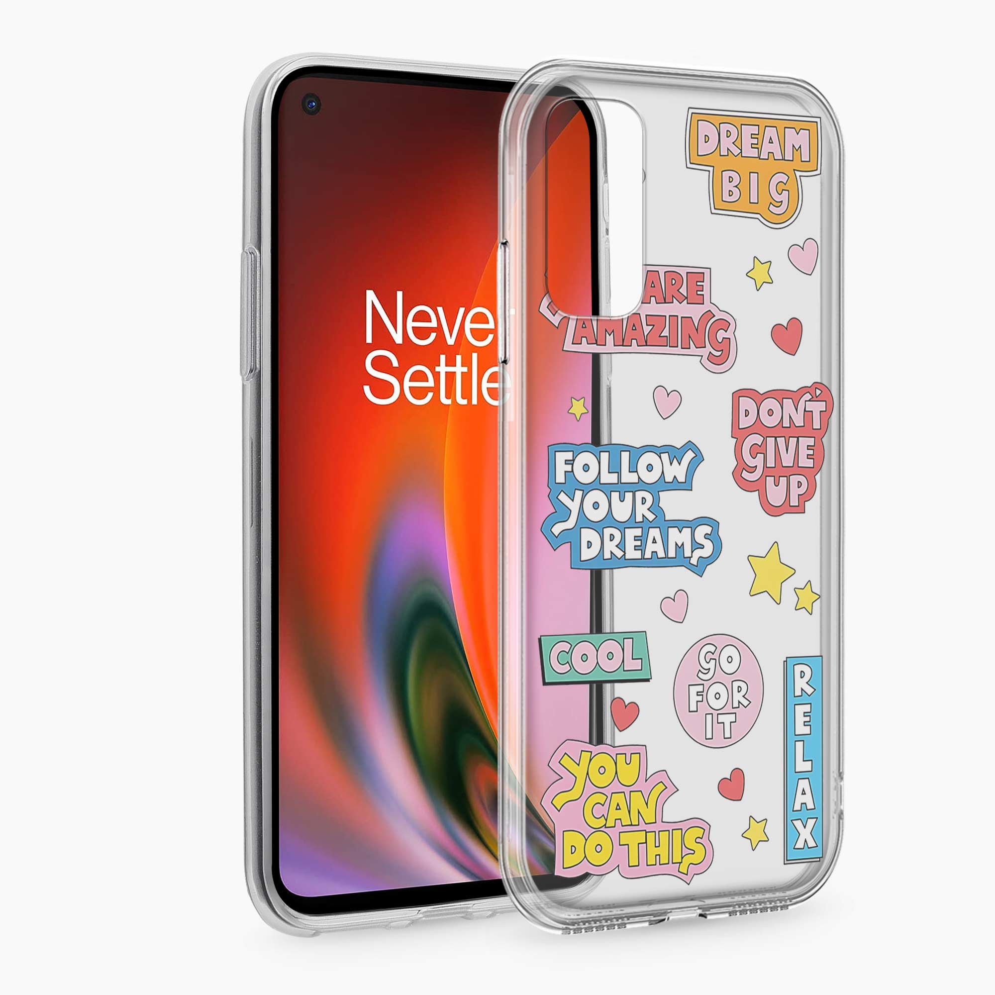 Dream Big OnePlus Nord 2 Silicone Back Cover