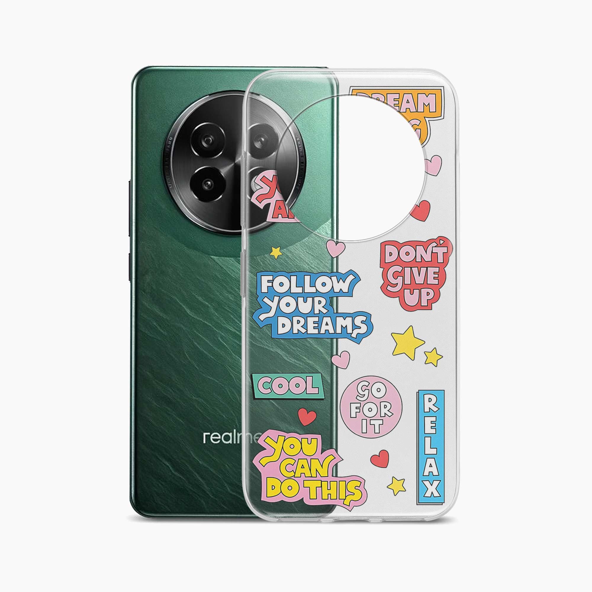 Dream Big Realme 13 Plus 5G Silicone Back Cover