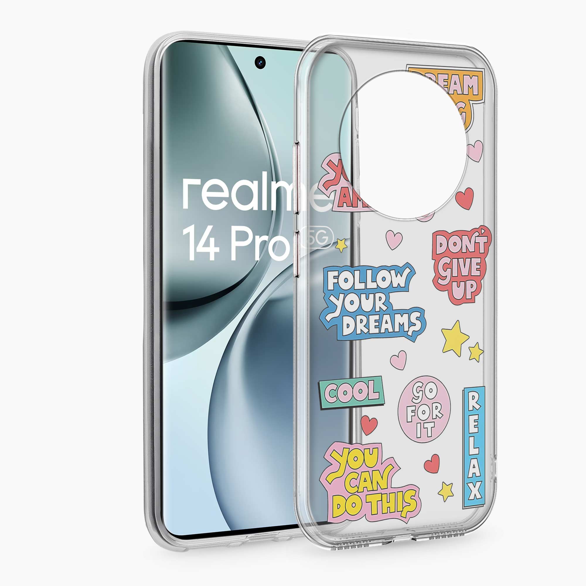 Dream Big Realme 14 Pro 5G Silicone Back Cover