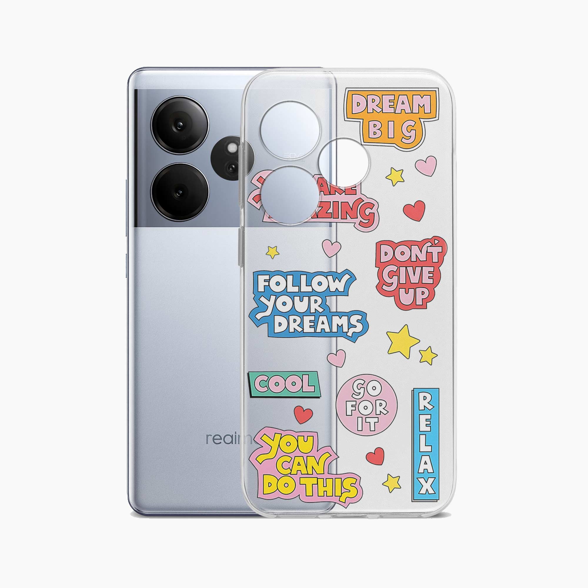 Dream Big Realme Gt 6 5G Silicone Back Cover