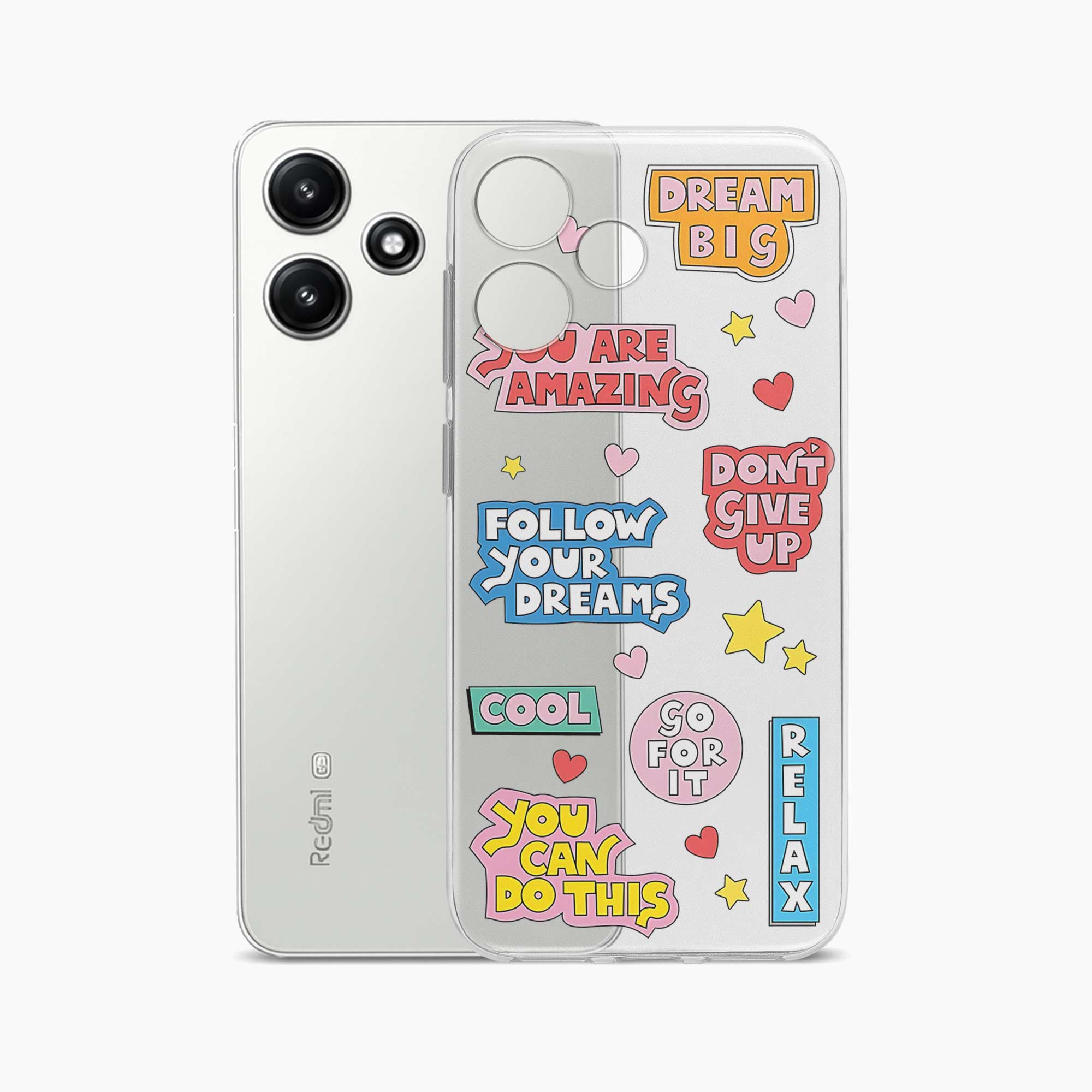 Dream Big Redmi 12 5G Silicone Back Cover