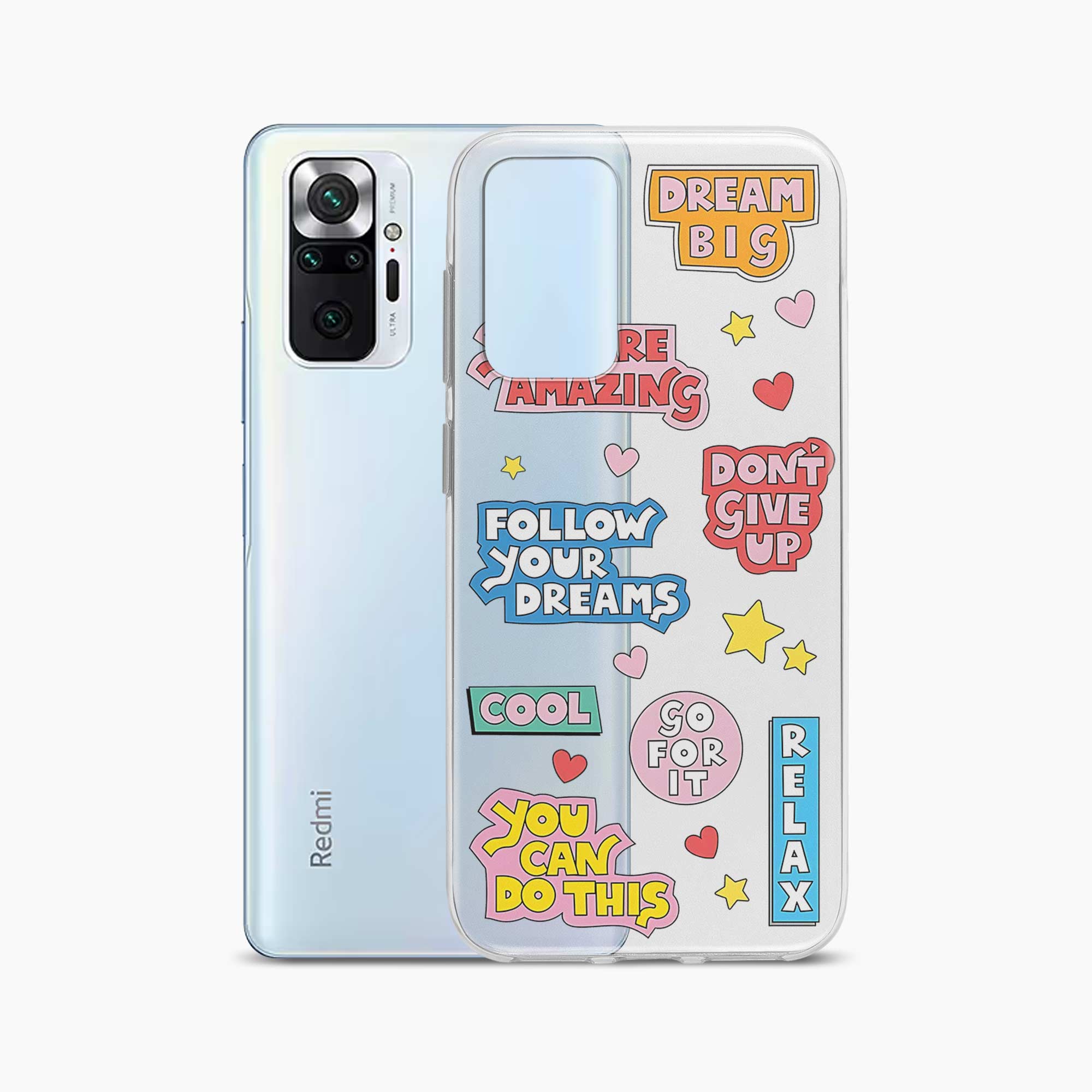 Dream Big Redmi Note 10 Pro Max Silicone Back Cover