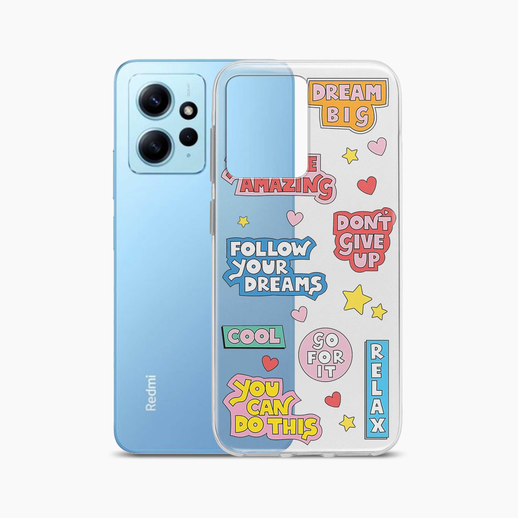 Dream Big Redmi Note 12 4G Silicone Back Cover