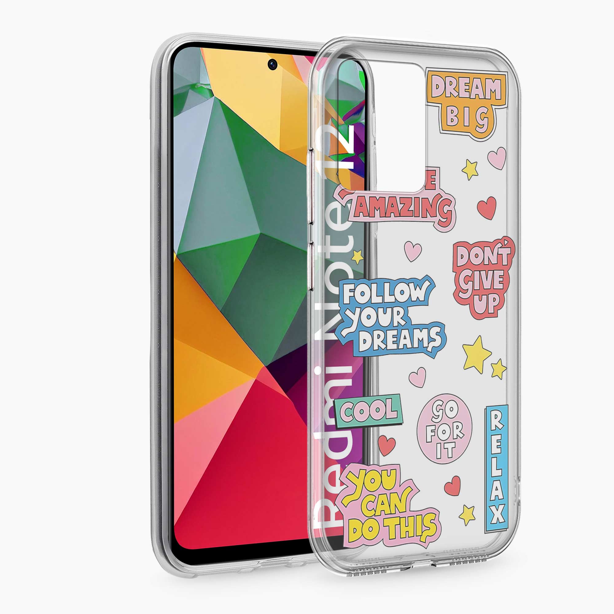 Dream Big Redmi Note 12 4G Silicone Back Cover