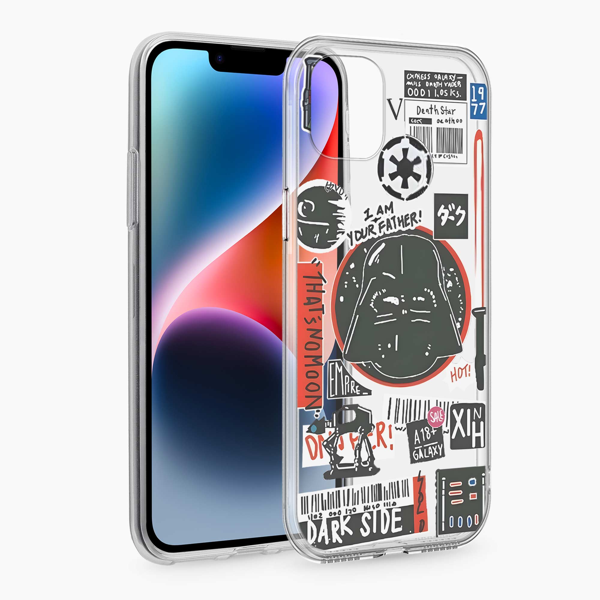 Shadow Knight iPhone 14 Silicone Back Cover